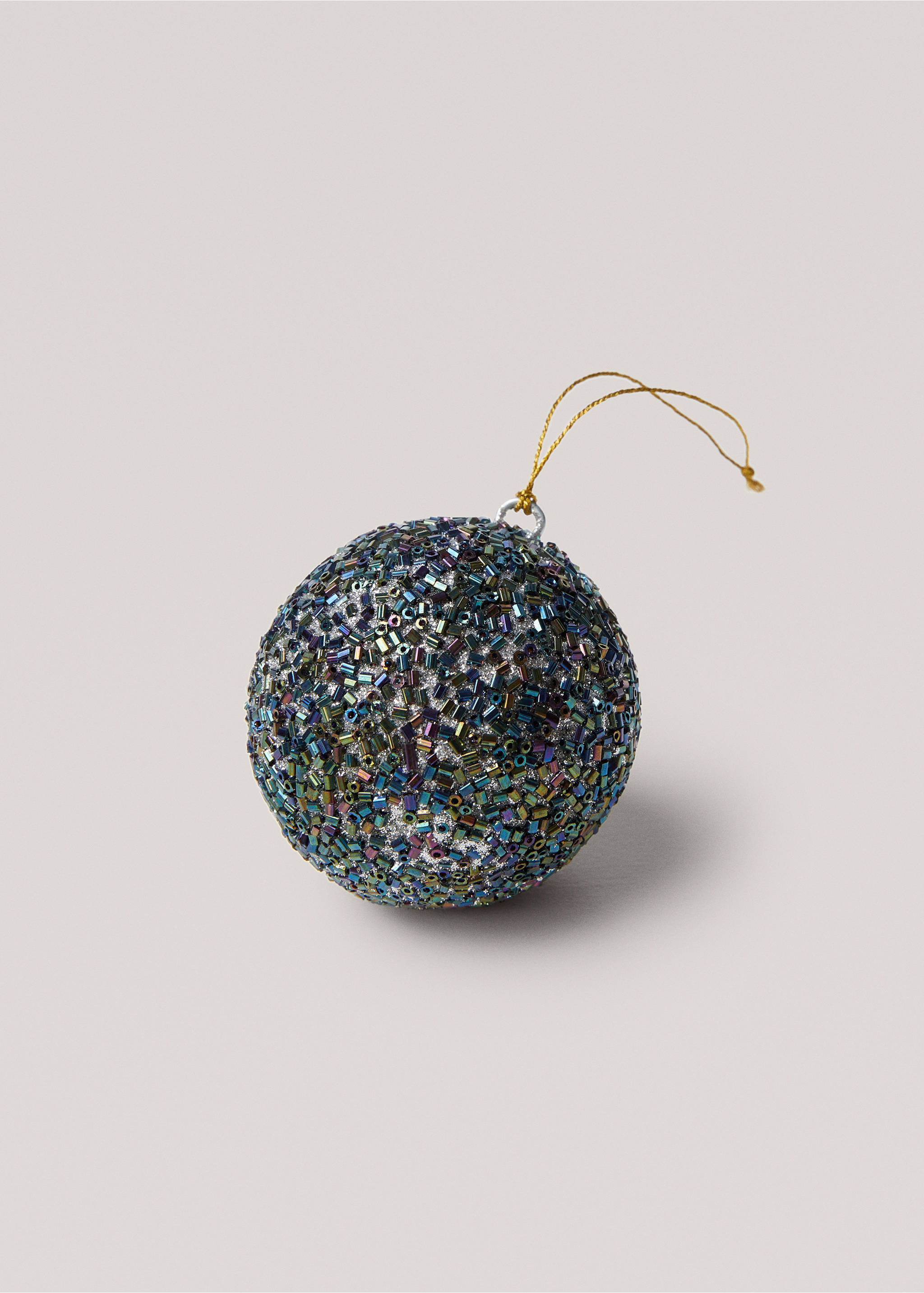 Glitter-Weihnachtsschmuck - Detail des Artikels 1, Blau. Ref: 57029088-00.