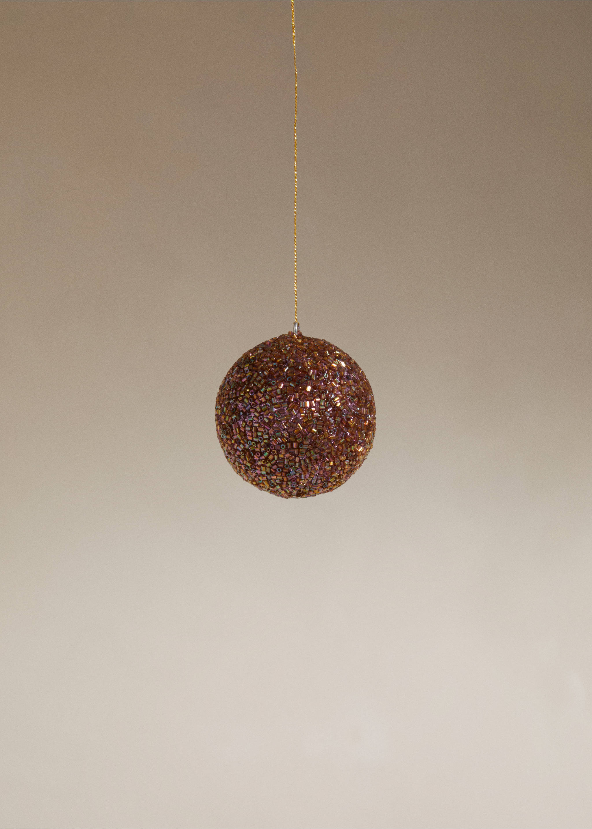 Glitter-Weihnachtsschmuck - Allgemeine Ansicht, Lila. Ref: 57029088-00.