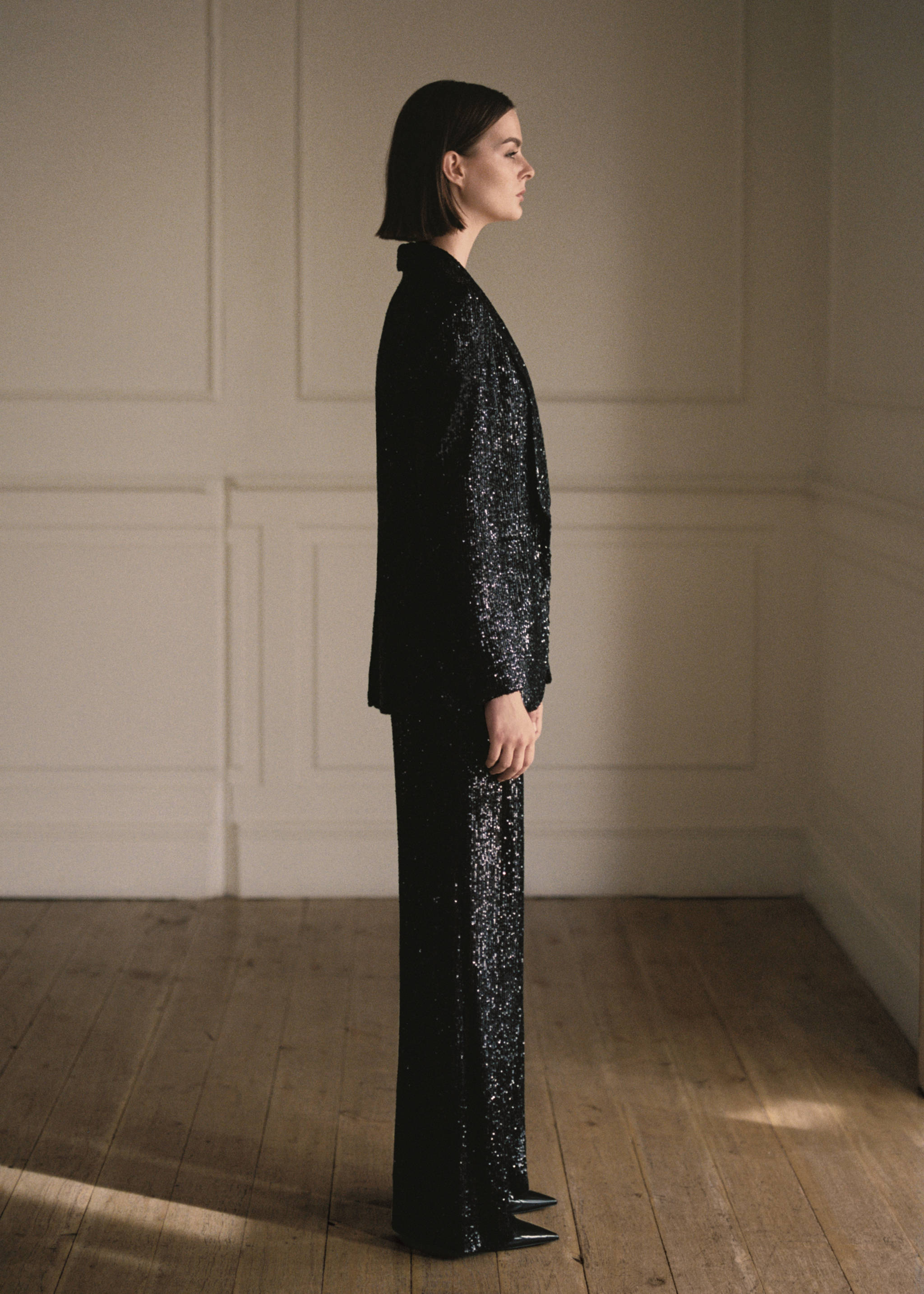 Sequined suit pants - Details of the article 9