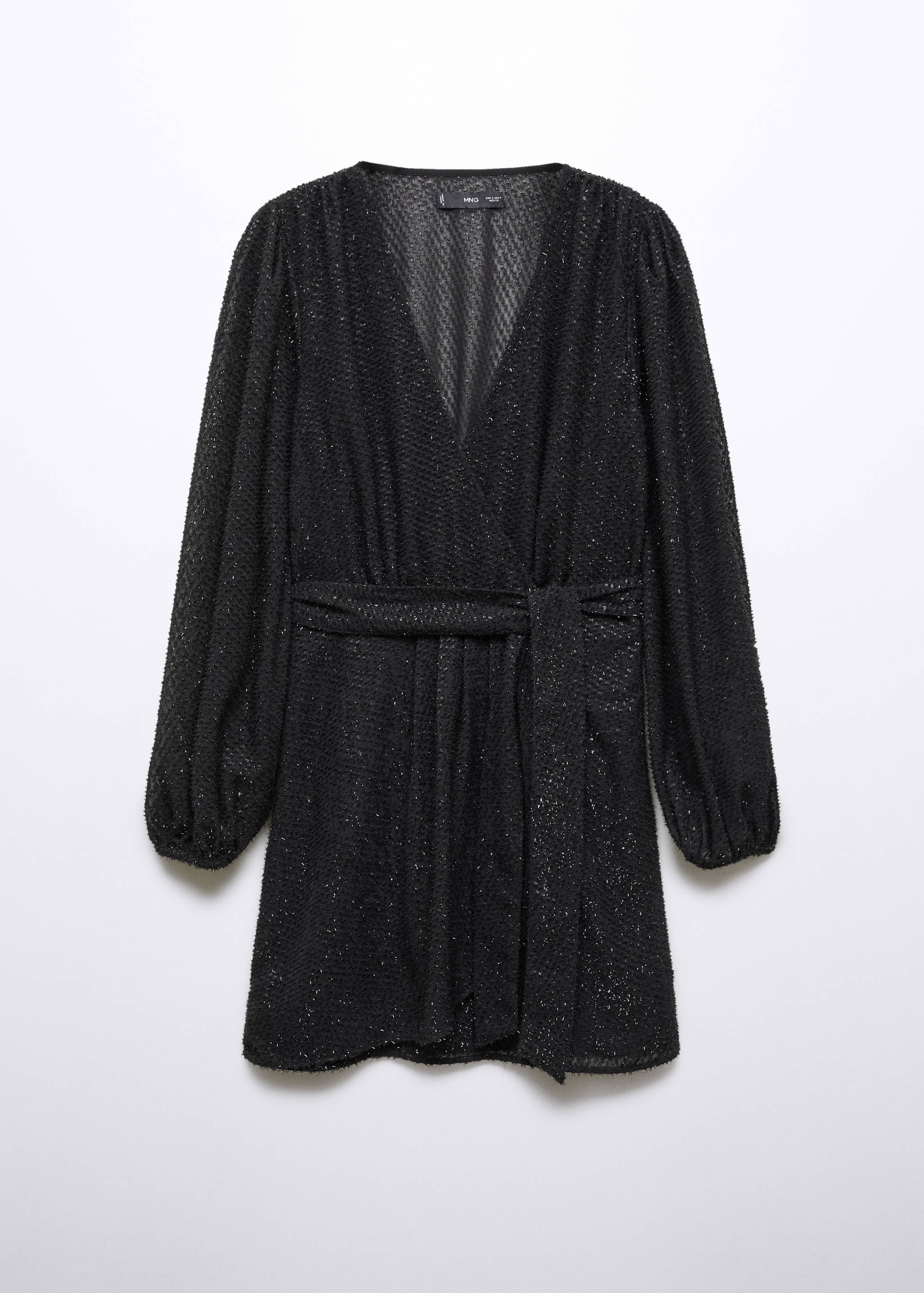 Lurex wrap dress - Article without model