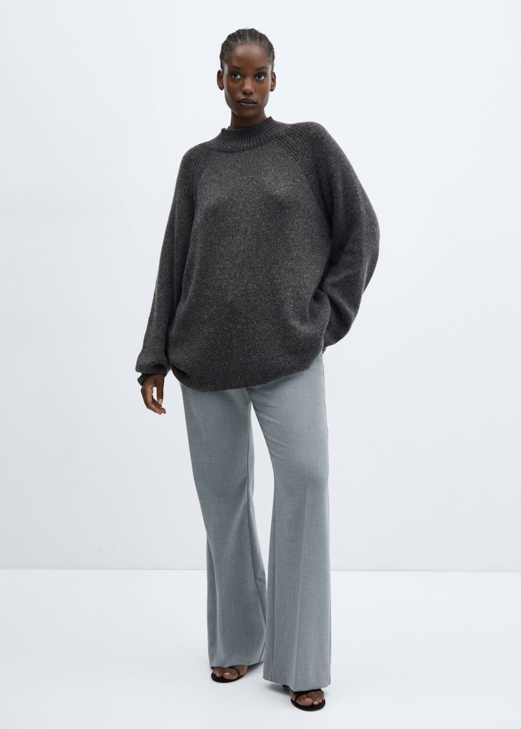 Oversized-Pullover mit Stehkragen - Detail des Artikels 3