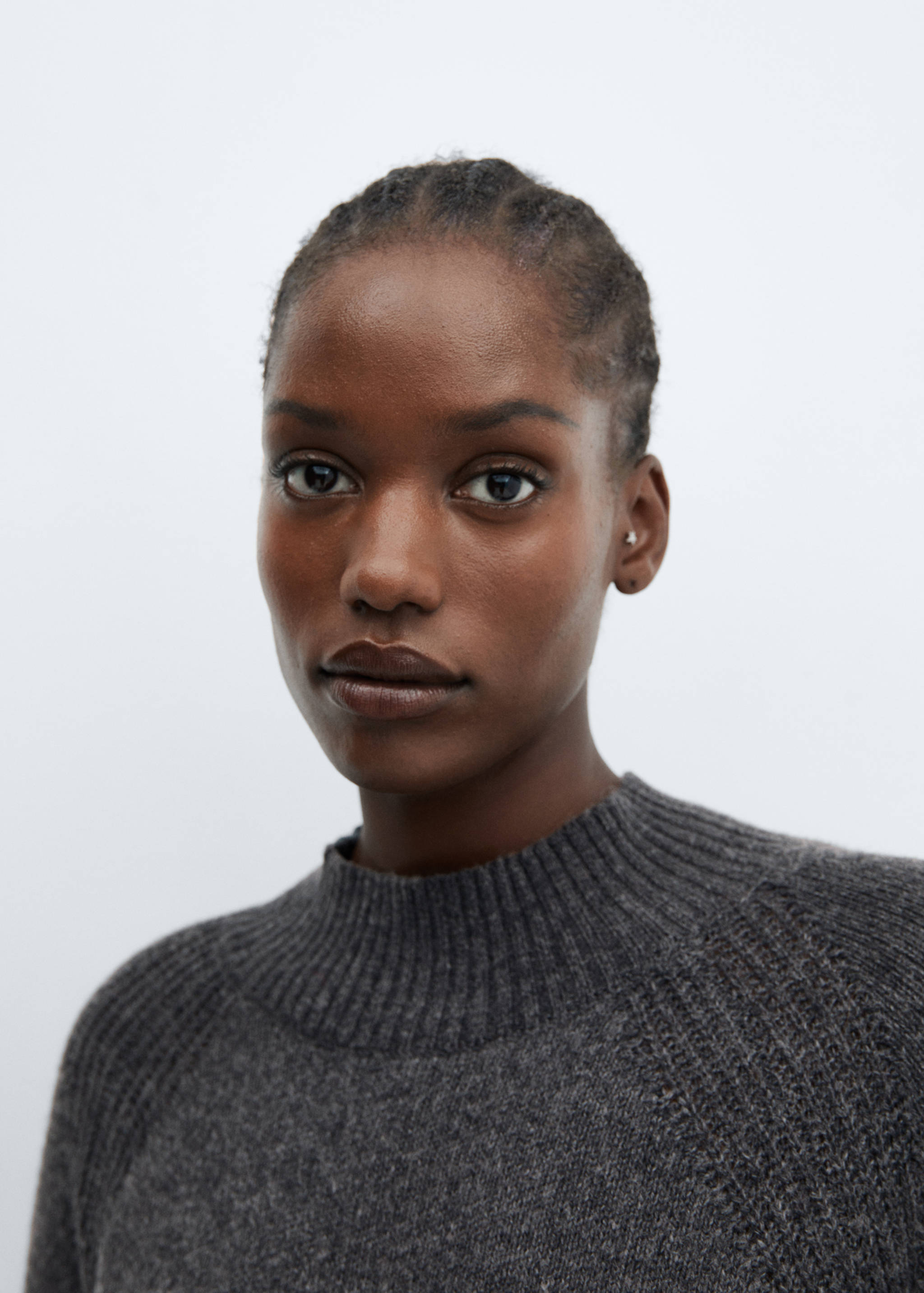 Oversized-Pullover mit Stehkragen - Detail des Artikels 4