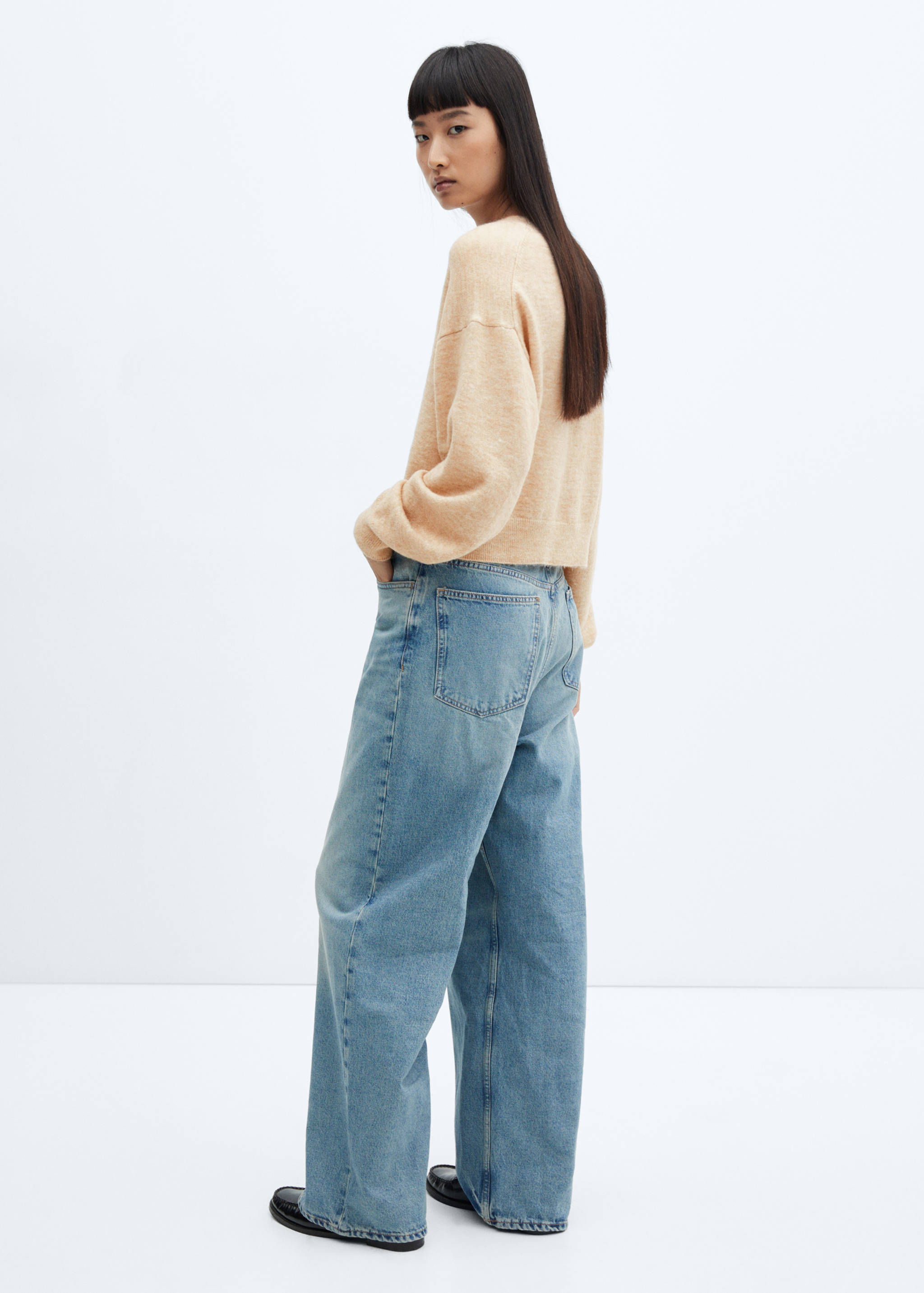 Pull en maille à col rond - Verso de l’article