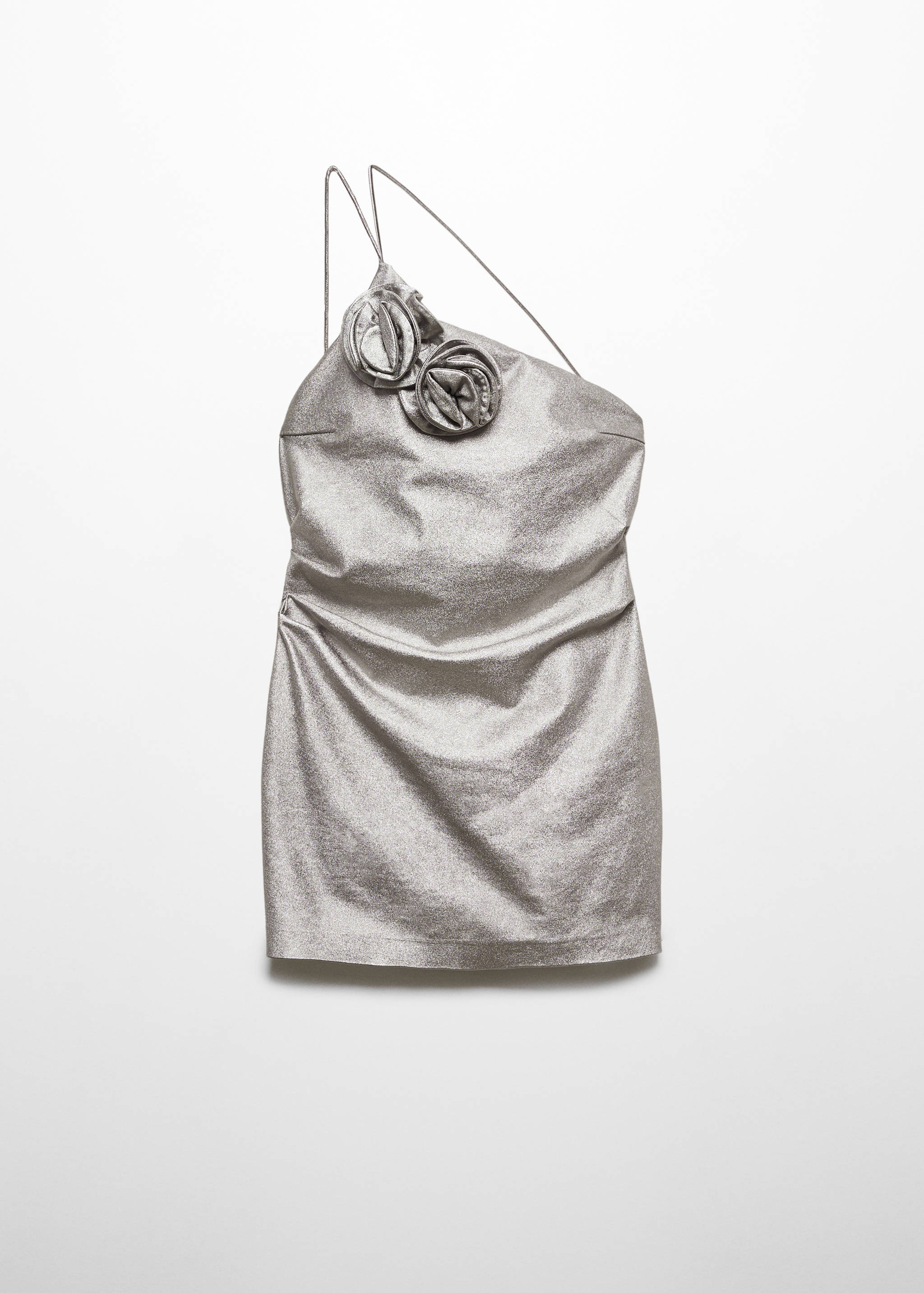 Asymmetrisches Kleid mit XXL-Blume - Artikel ohne Model