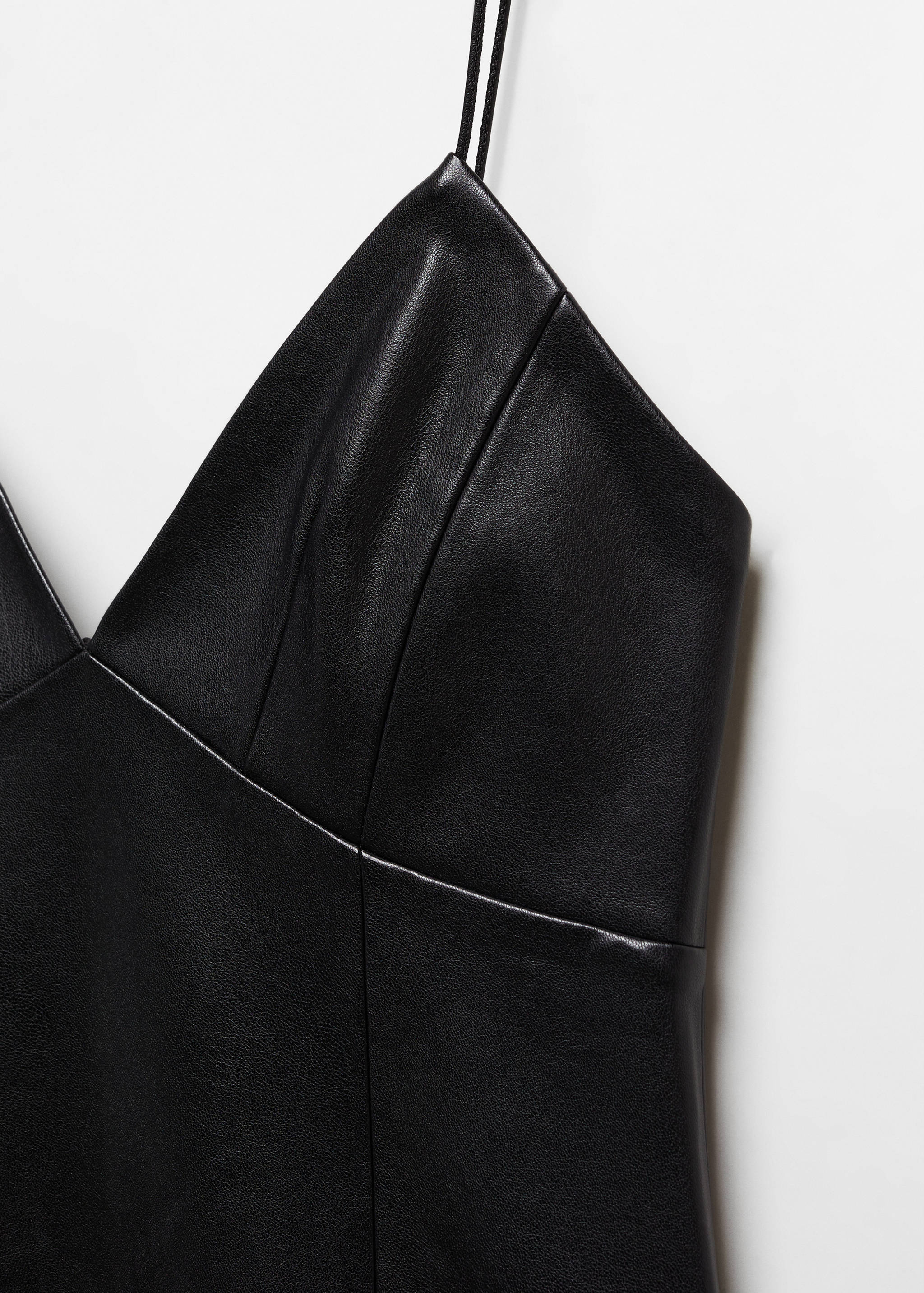 Faux-leather dress - Details of the article 8