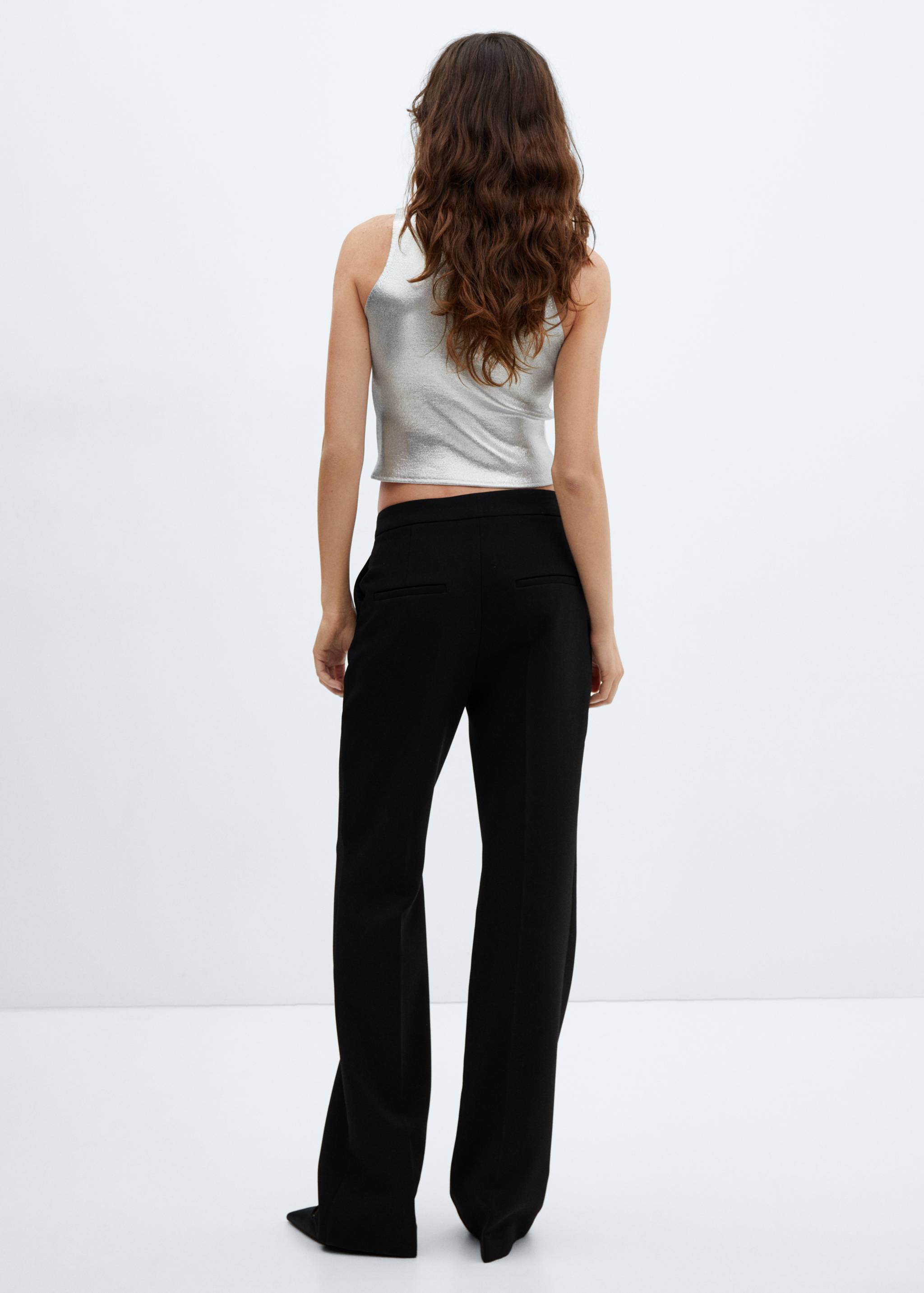 Metallic knit top - Reverse of the article