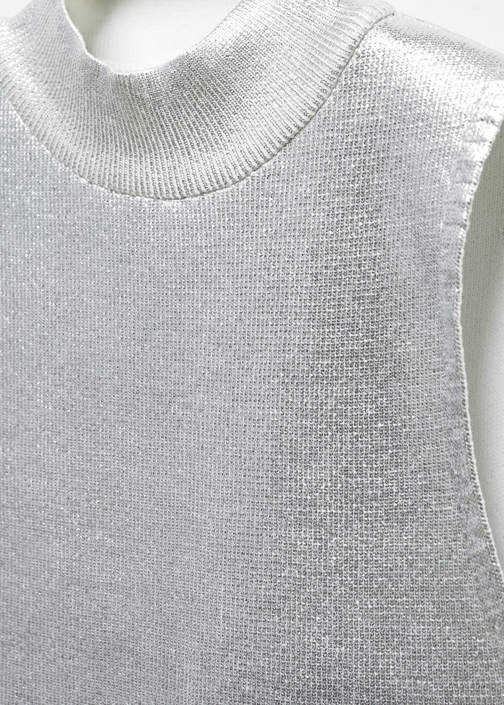 Metallic knit top - Details of the article 8