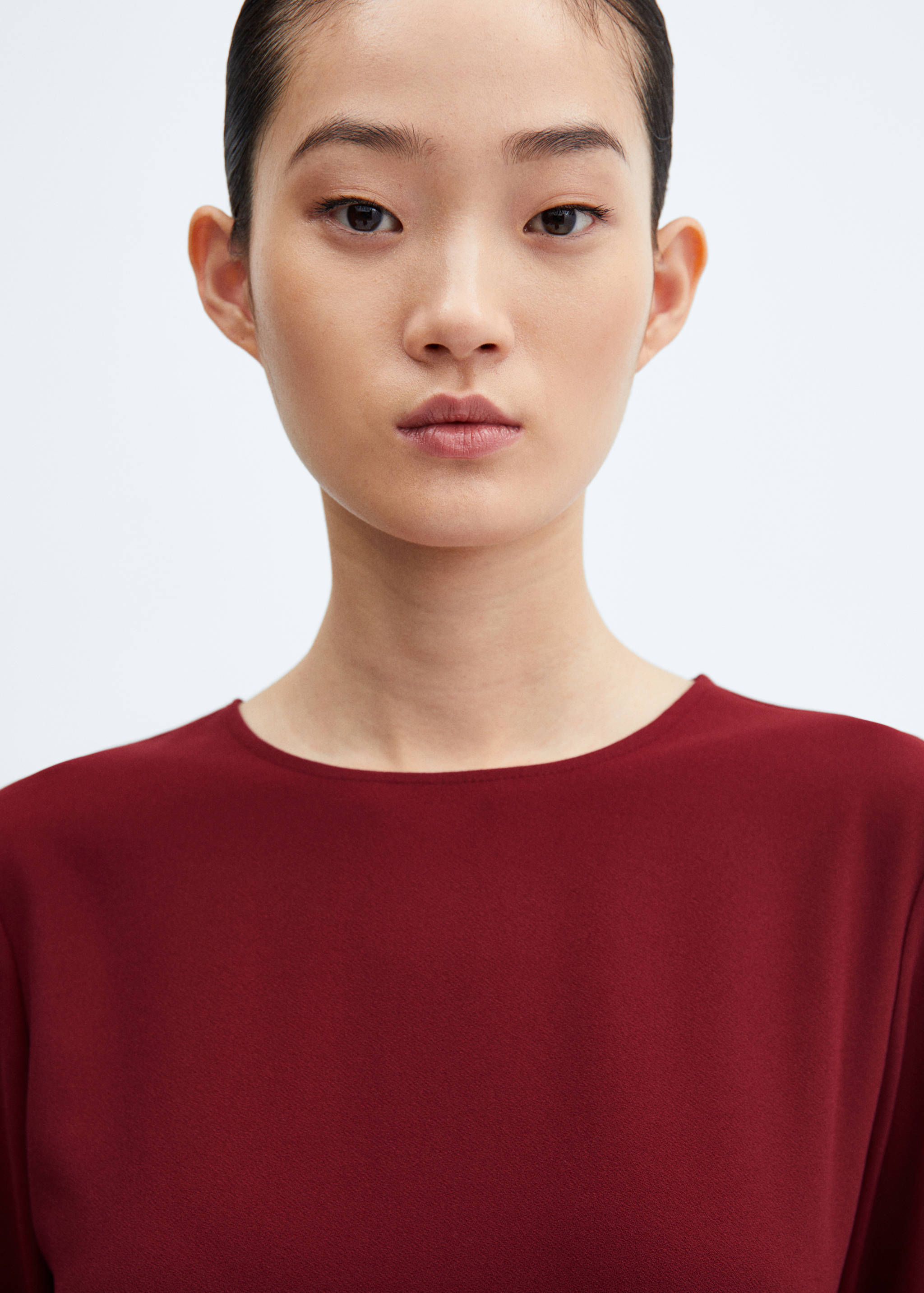 Long-sleeved short dress - Details of the article 1