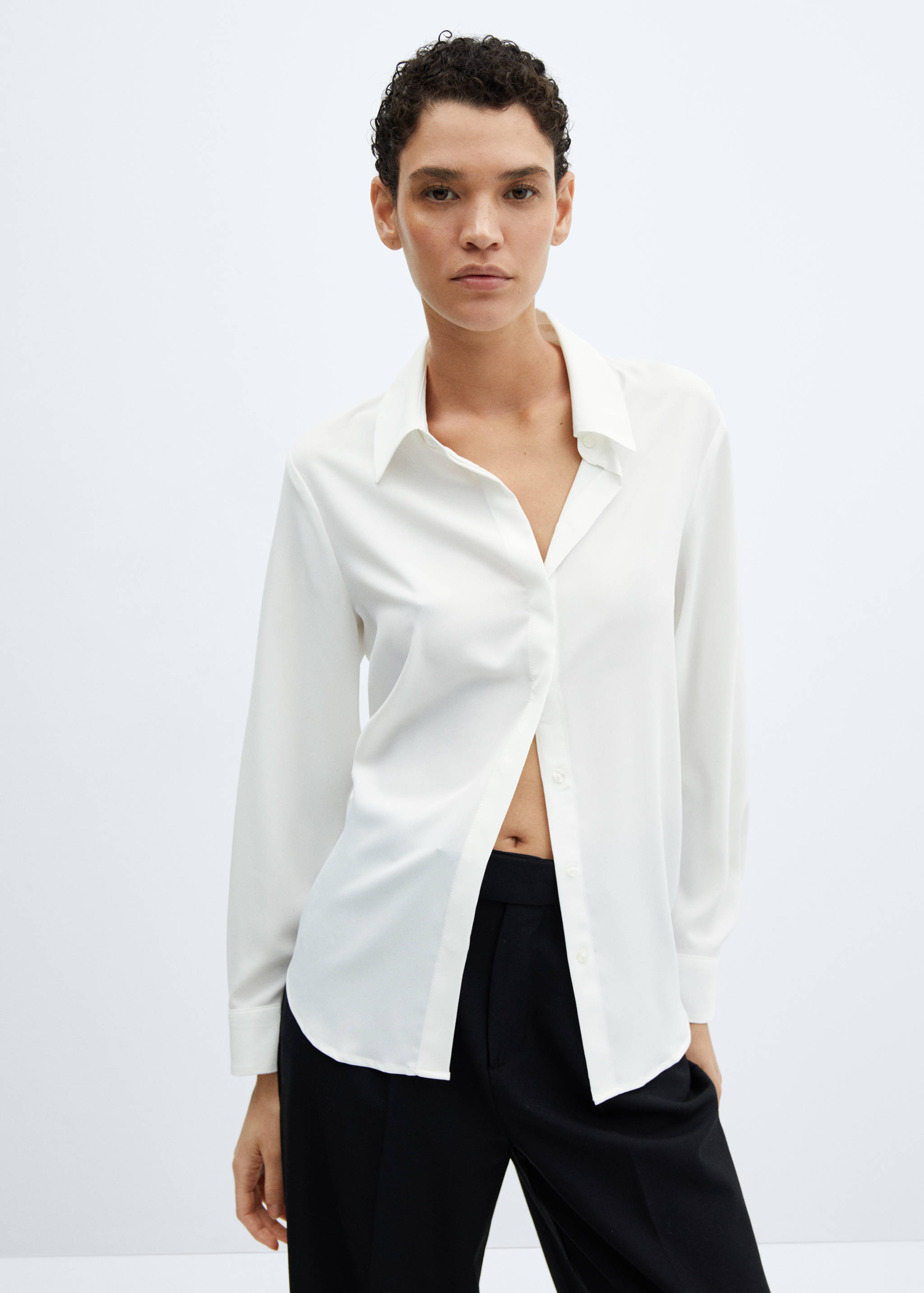 Regular flowy shirt - Medium plane