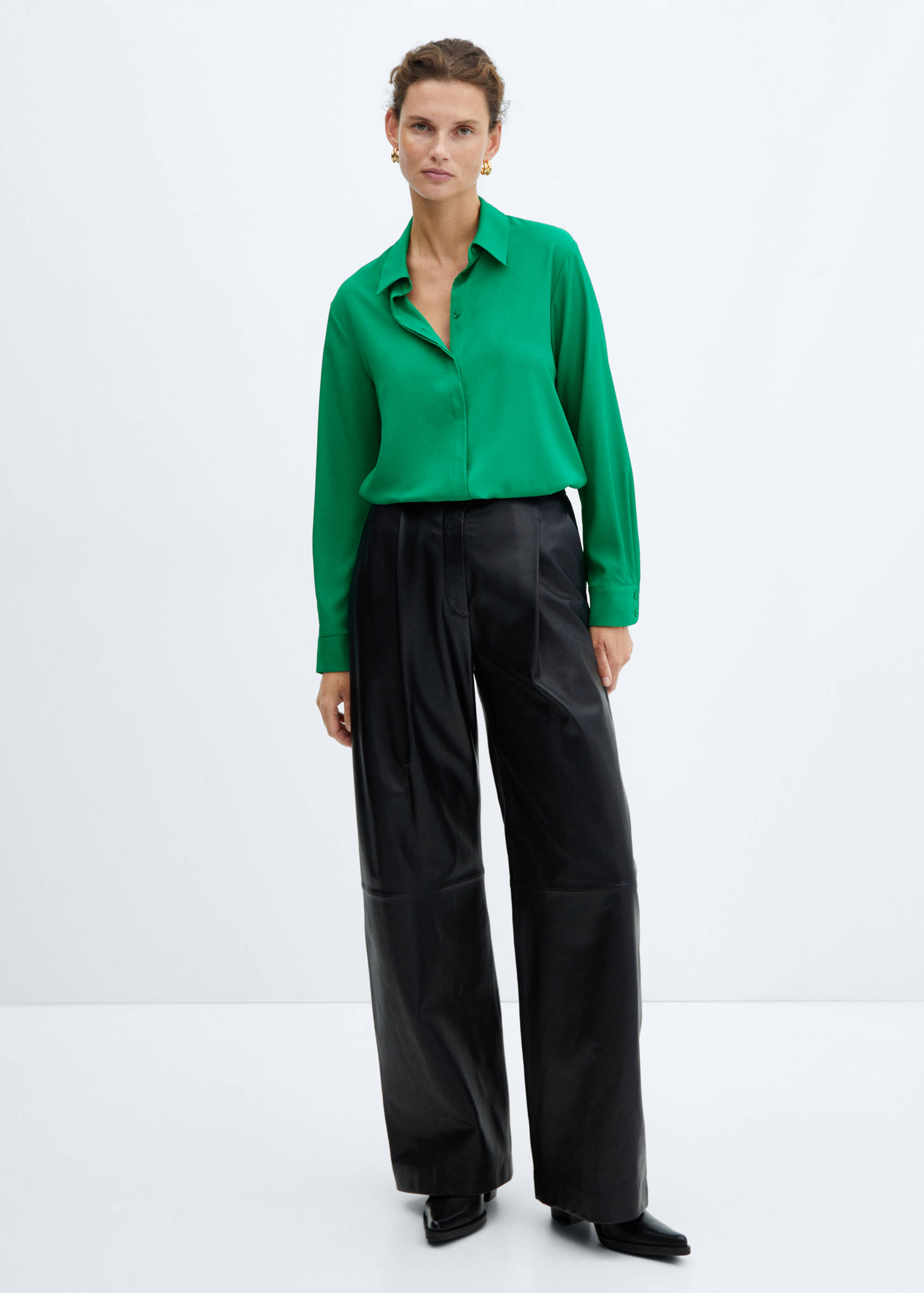 Regular flowy shirt - General plane