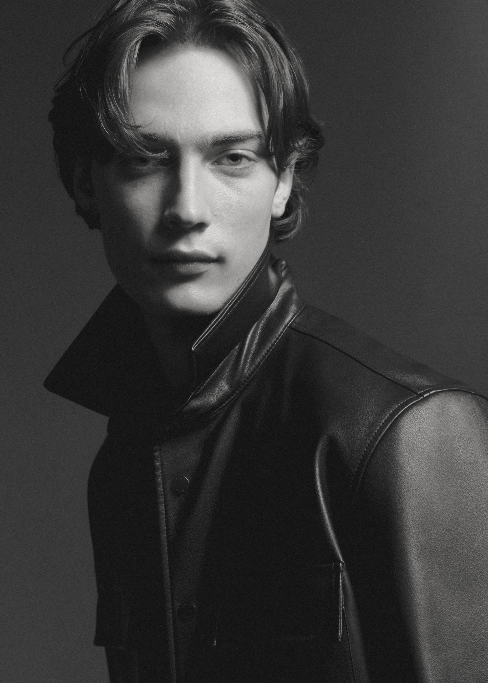 Faux-leather overshirt - Details of the article 6