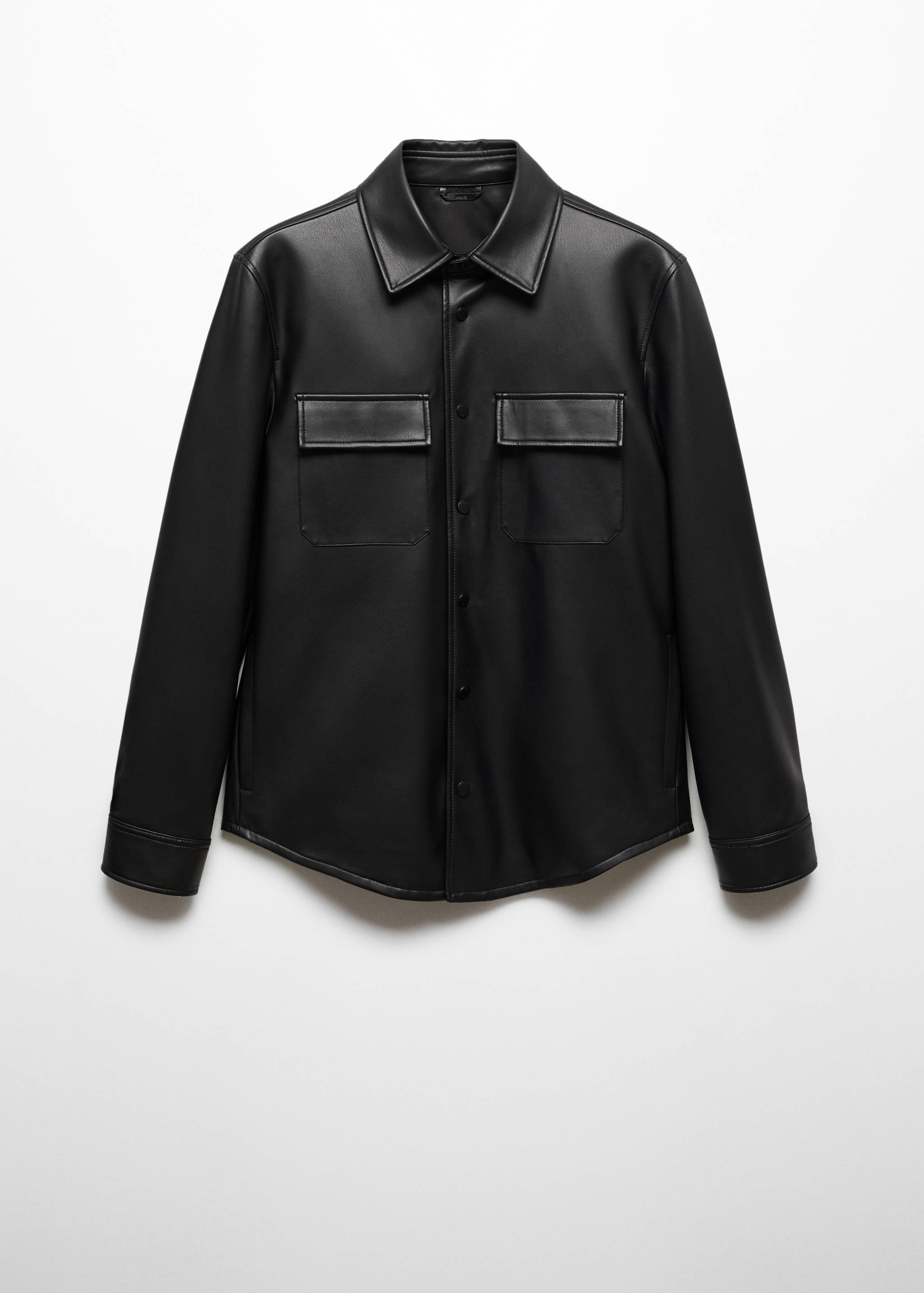 Overshirt mit Leder-Effekt - Artikel ohne Model