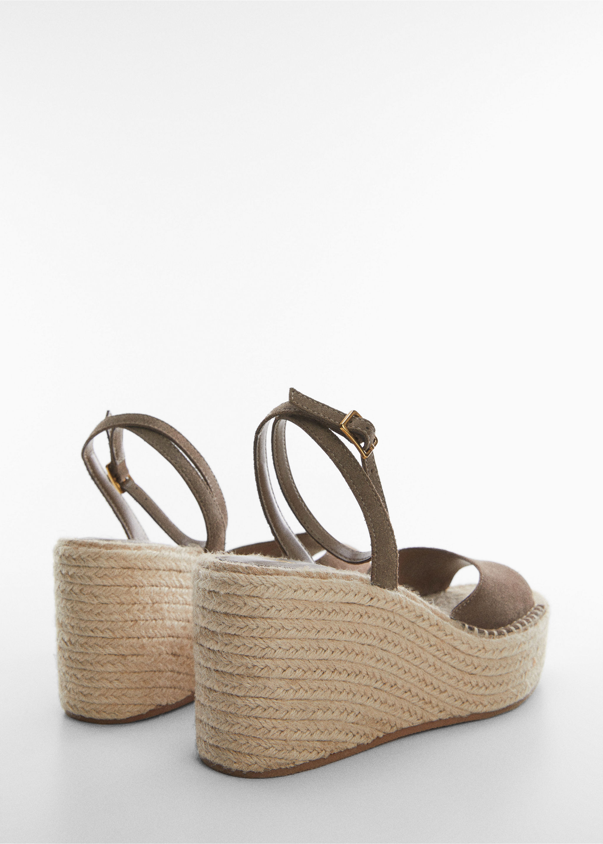 Wedge leather sandals - Details of the article 1