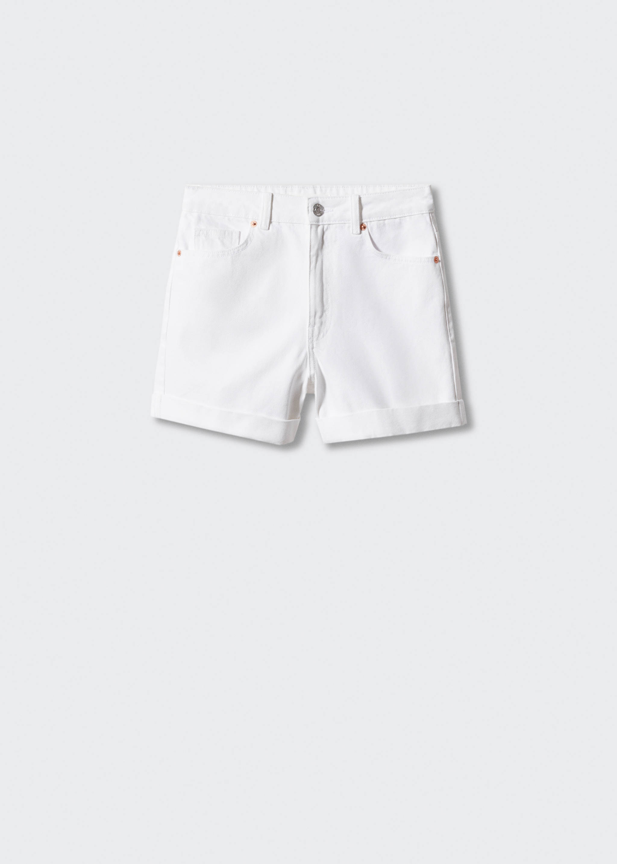 Short denim mom-fit - Articolo senza modello