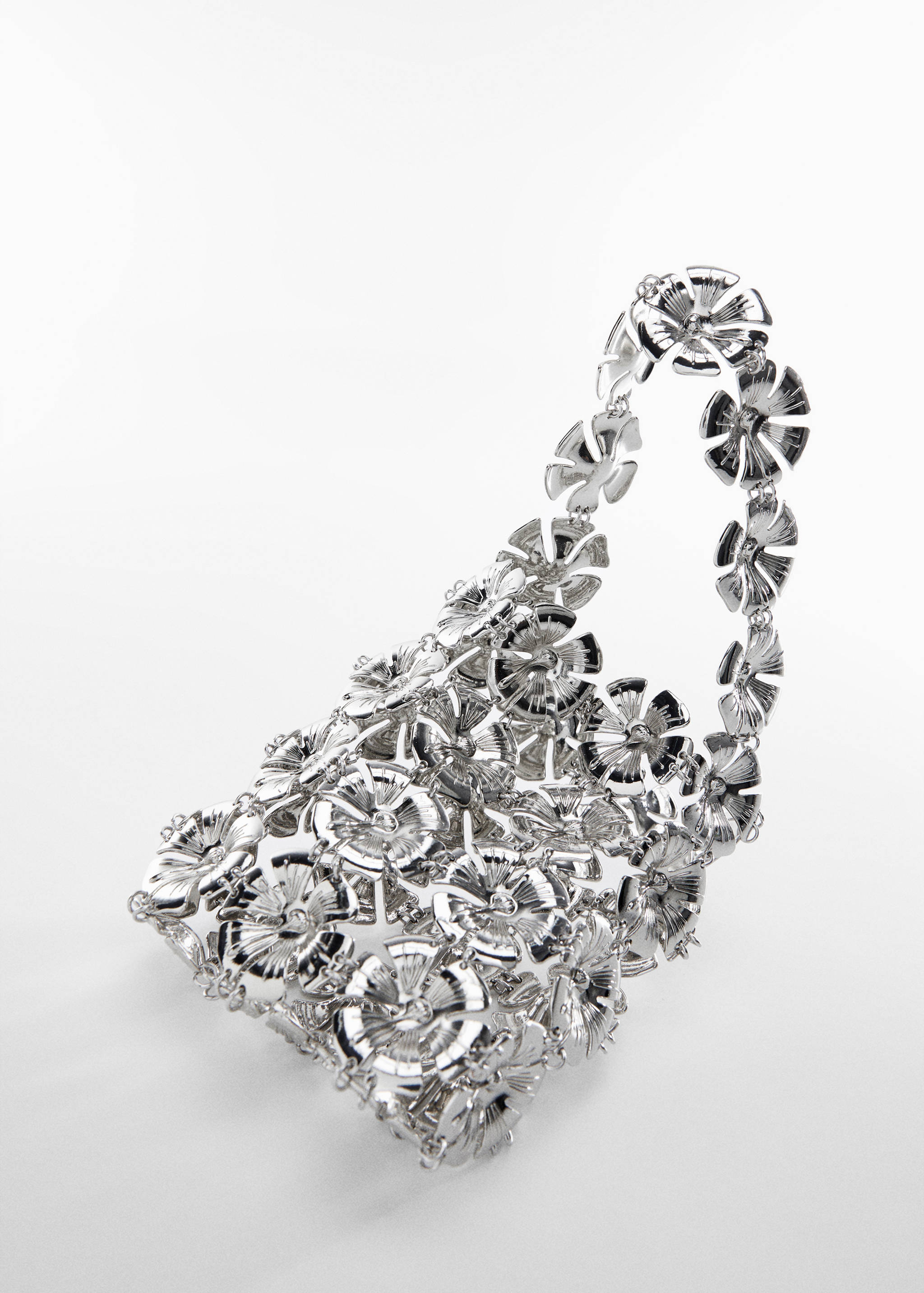 Kabelka s kovovými květy - Detail zboží 5