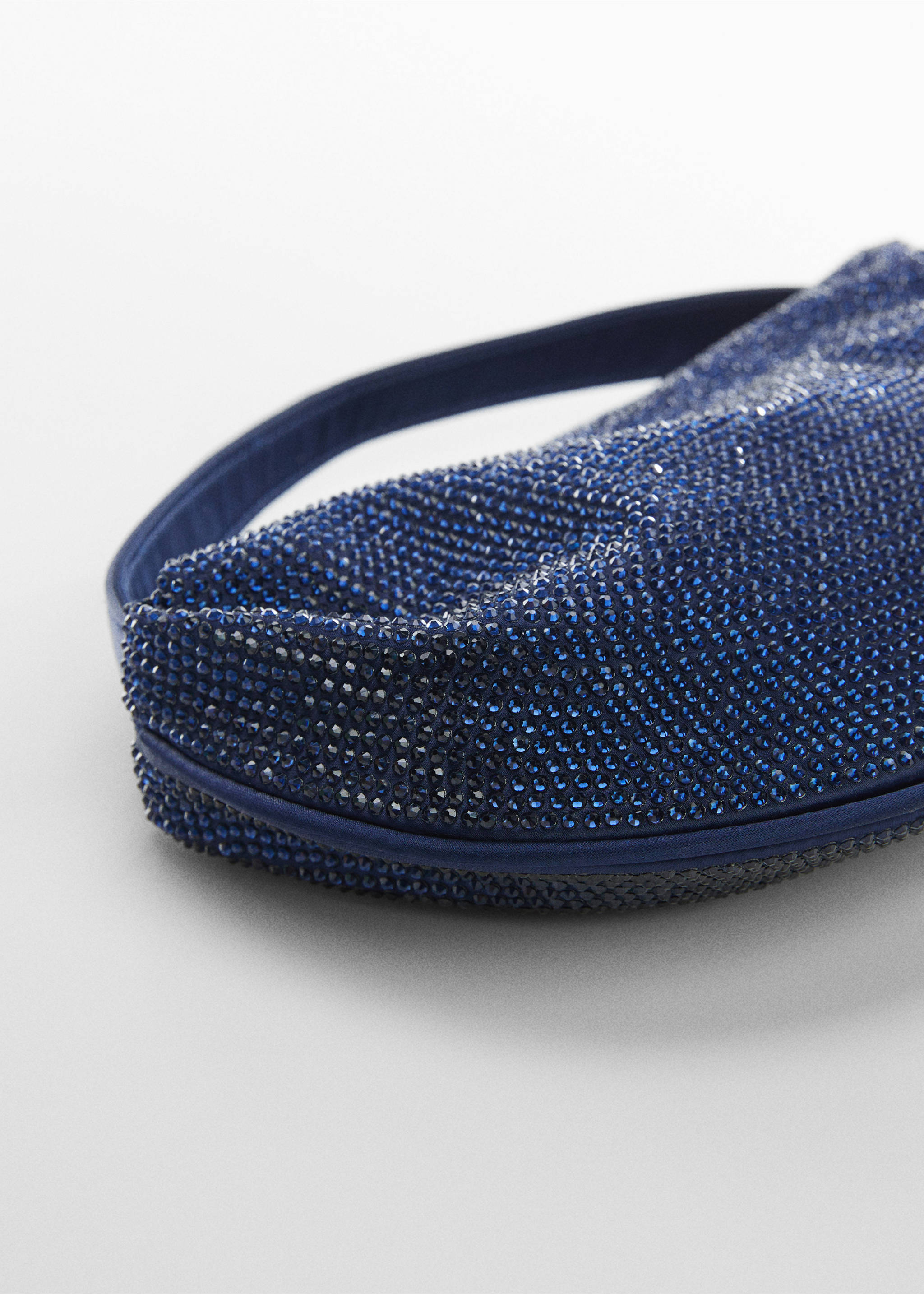 Sac porté épaule cristaux - Détail de l'article 1, Bleu nuit. Ref: 57030040-00.