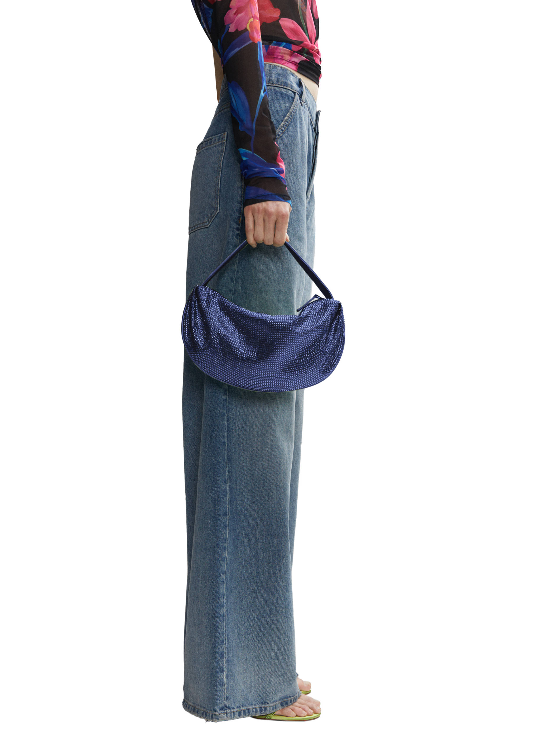 Schultertasche mit Kristallsteinen - Detail des Artikels 9