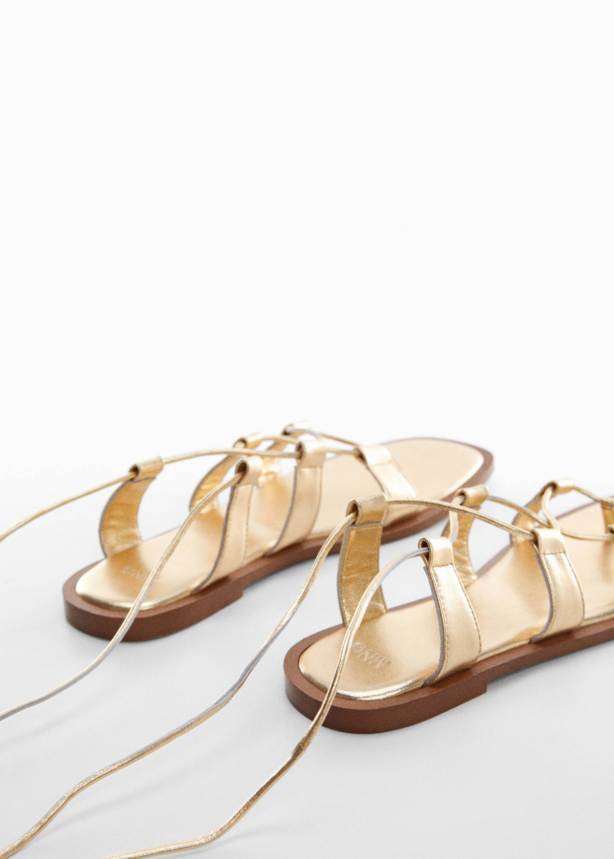 Metallic straps sandals - Details of the article 1