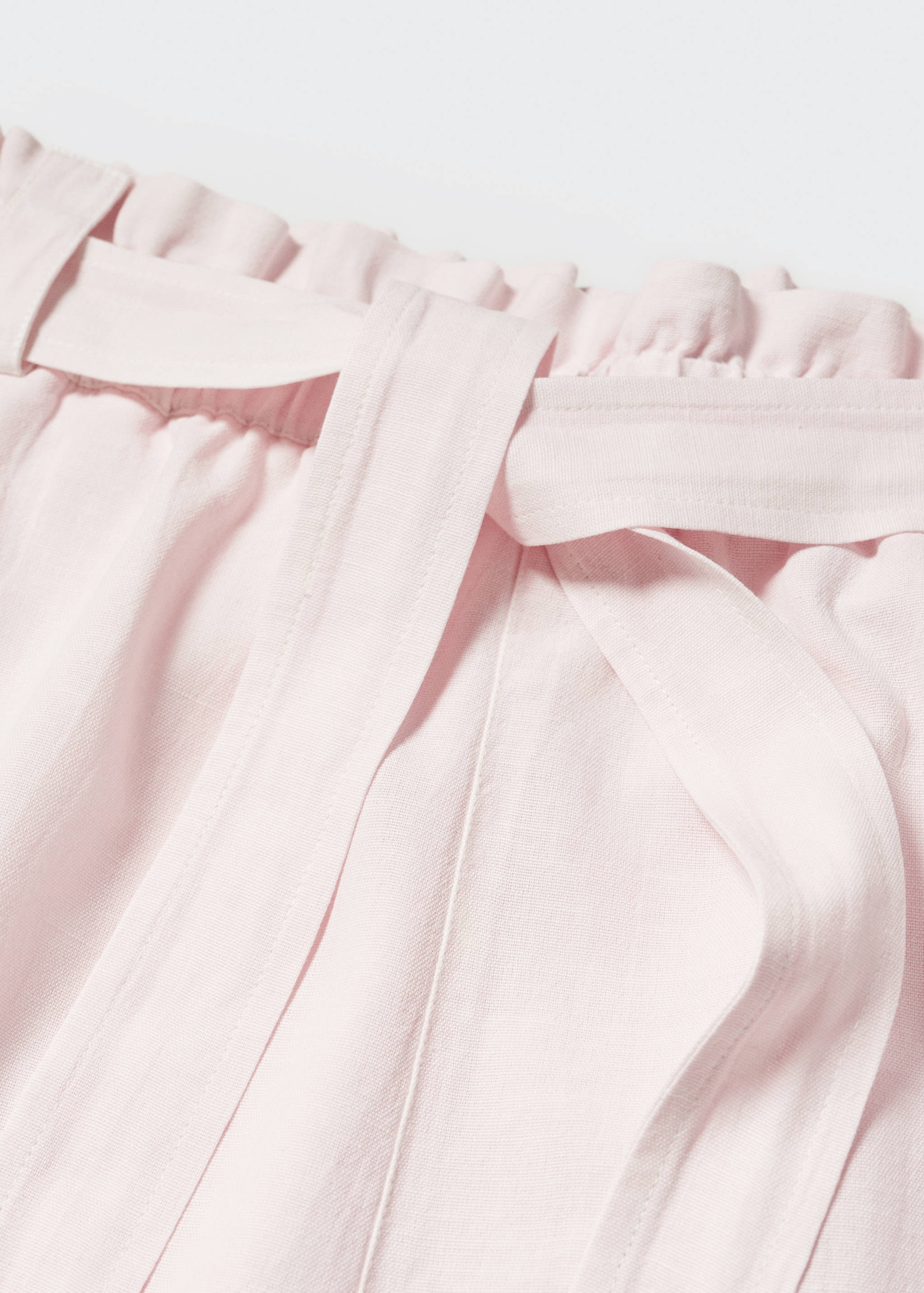 Cotton linen shorts - Details of the article 8