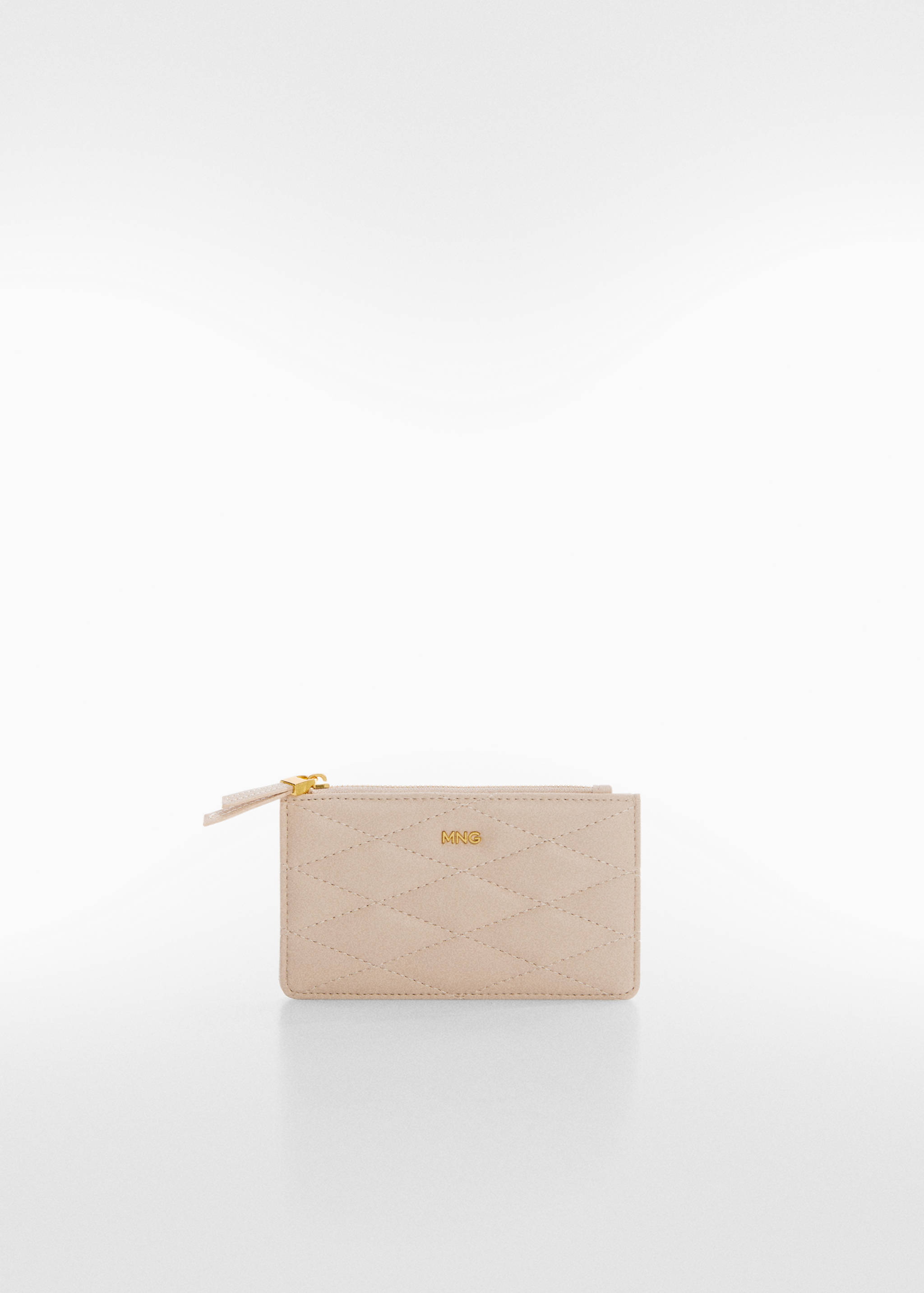 Quilted cardholder with logo - Article without model