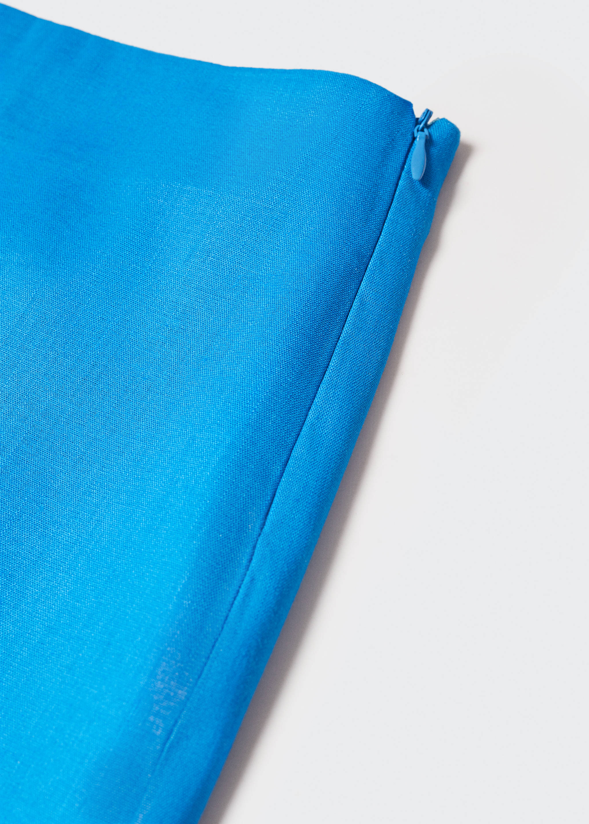 High-waist linen shorts - Details of the article 8