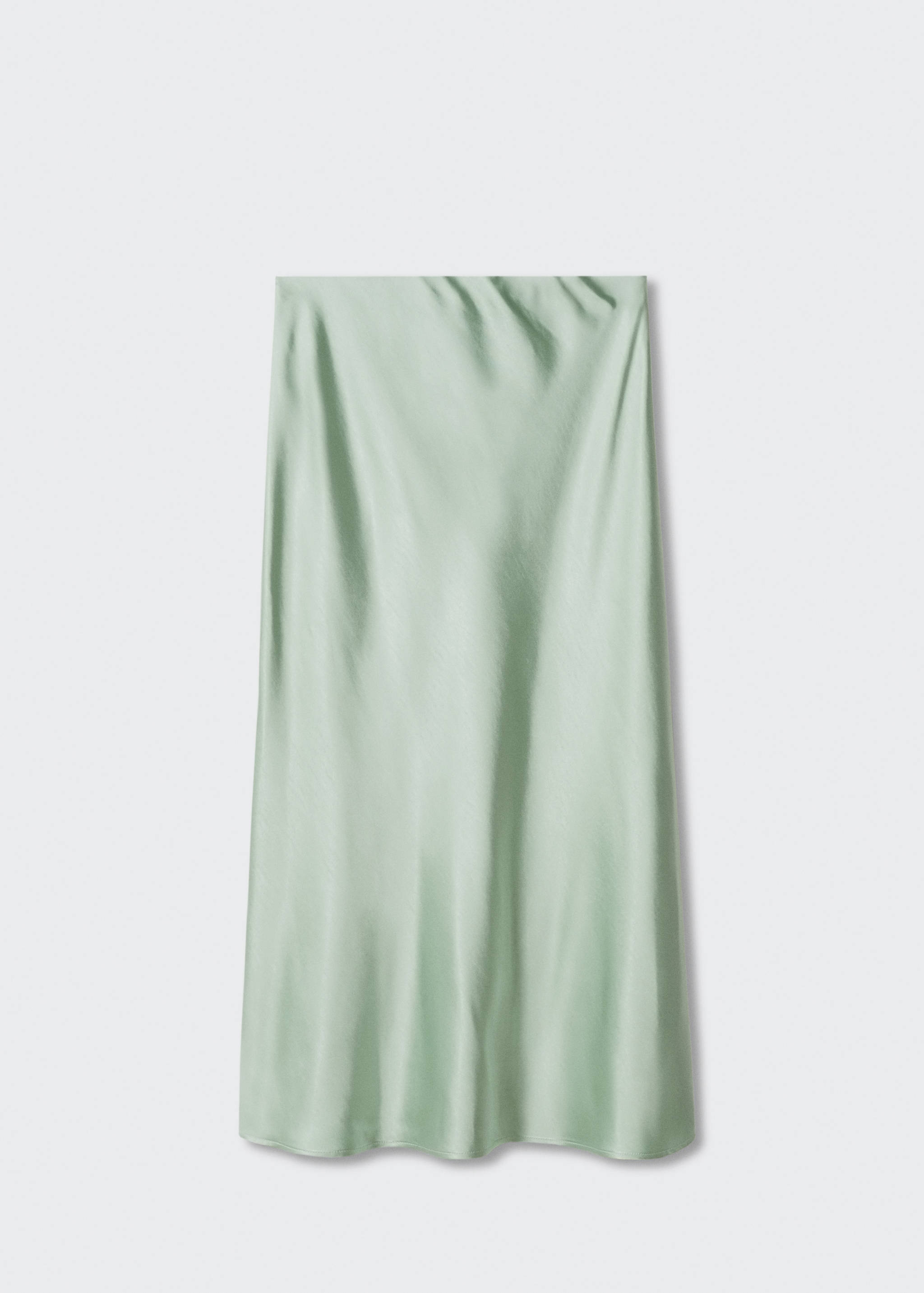 Midi satin skirt - Article without model