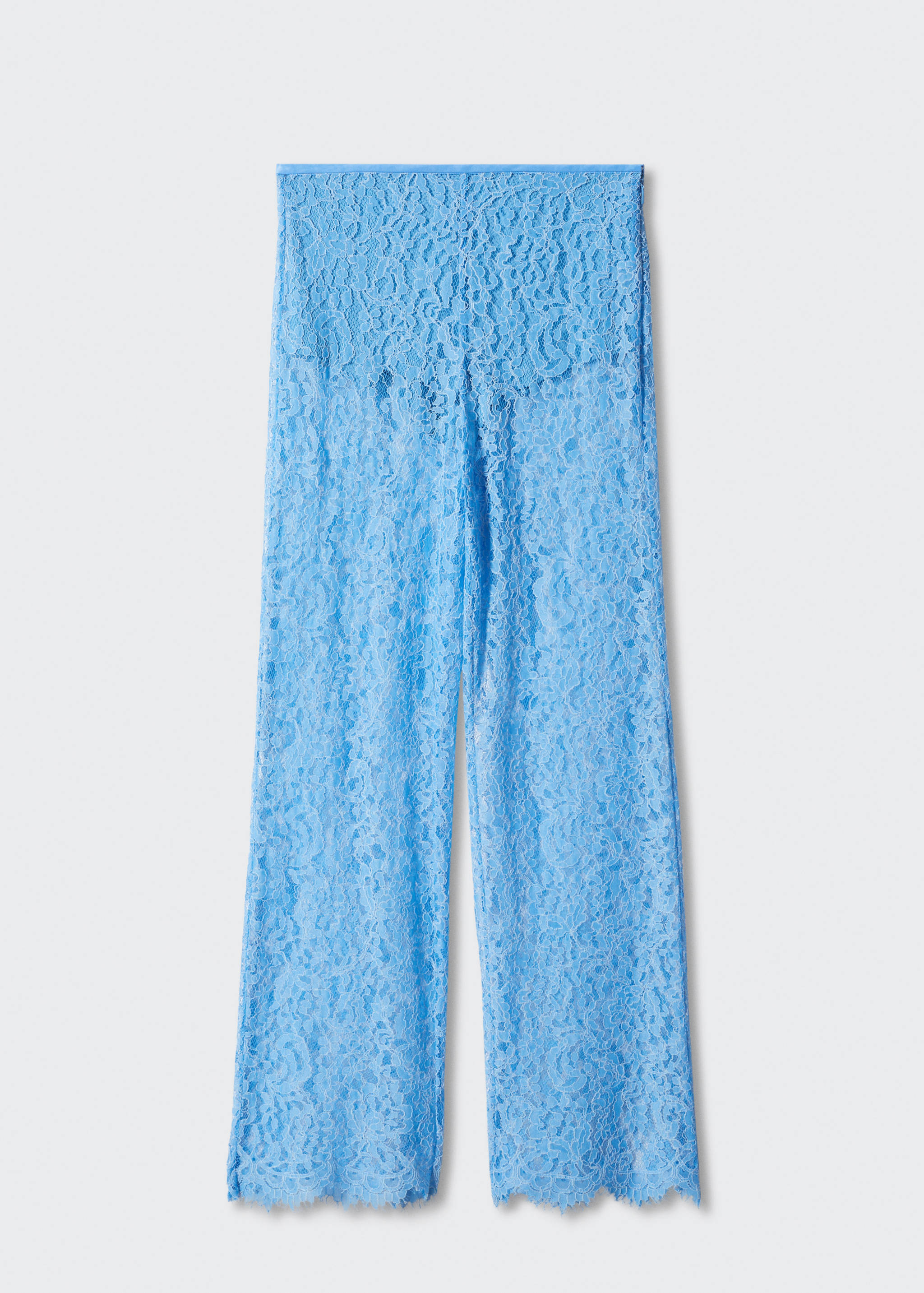 Guipure palazzo trousers - Article without model