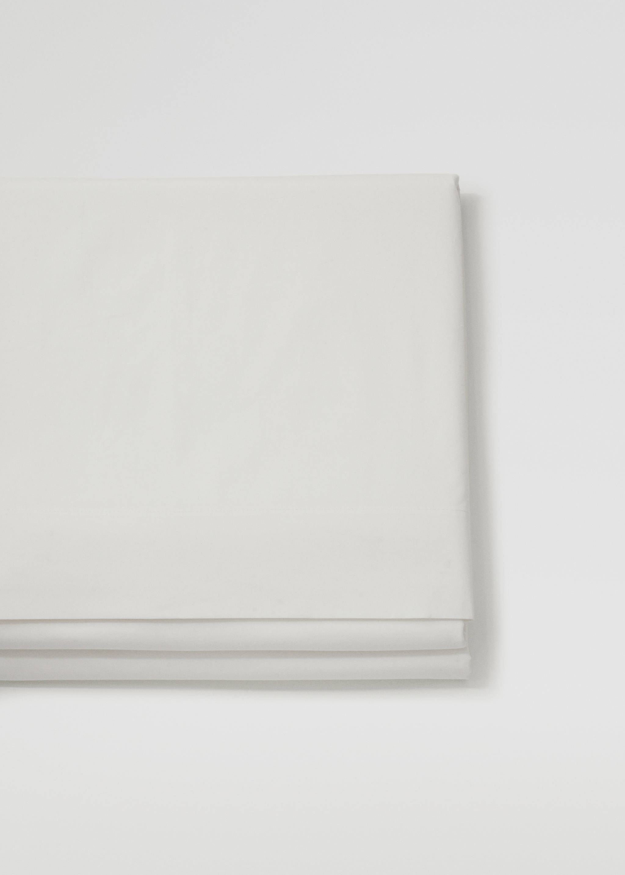 Spannbettlaken aus Perkal-Baumwolle (300 Fäden) 210 x 280 cm - Artikel ohne Model
