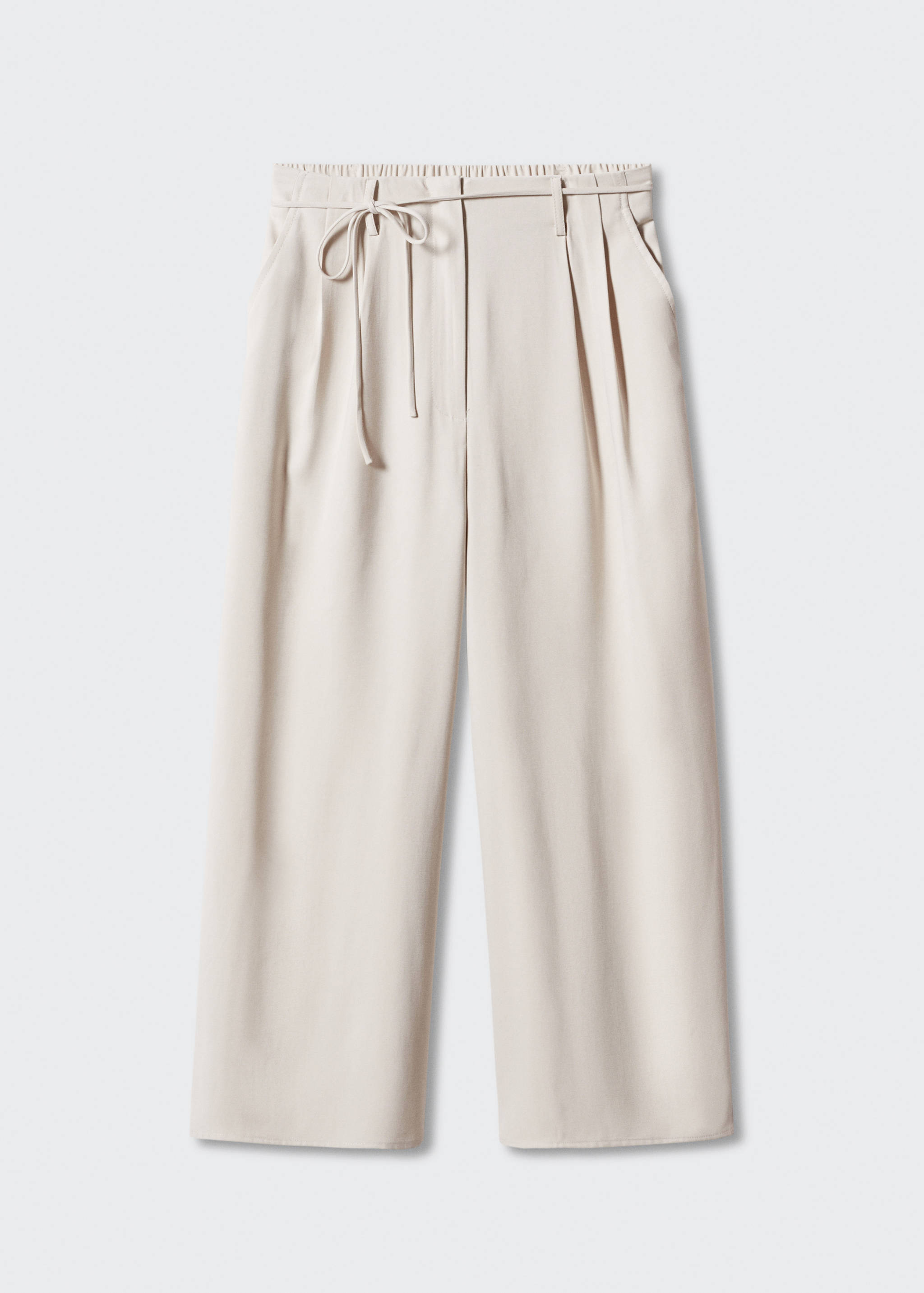 Wide leg trousers with elastic waist - Article without model