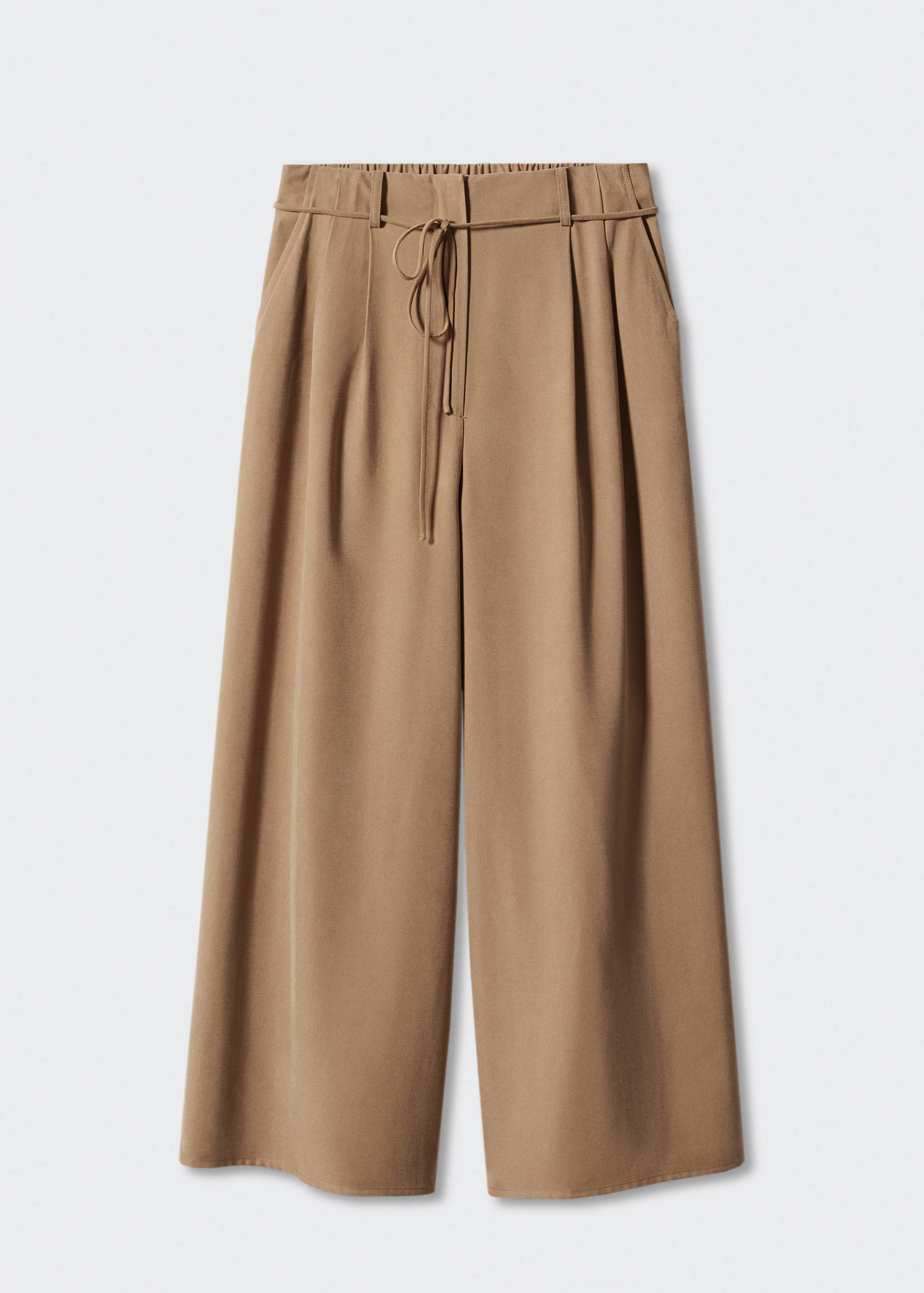 Wide leg trousers with elastic waist - Article without model