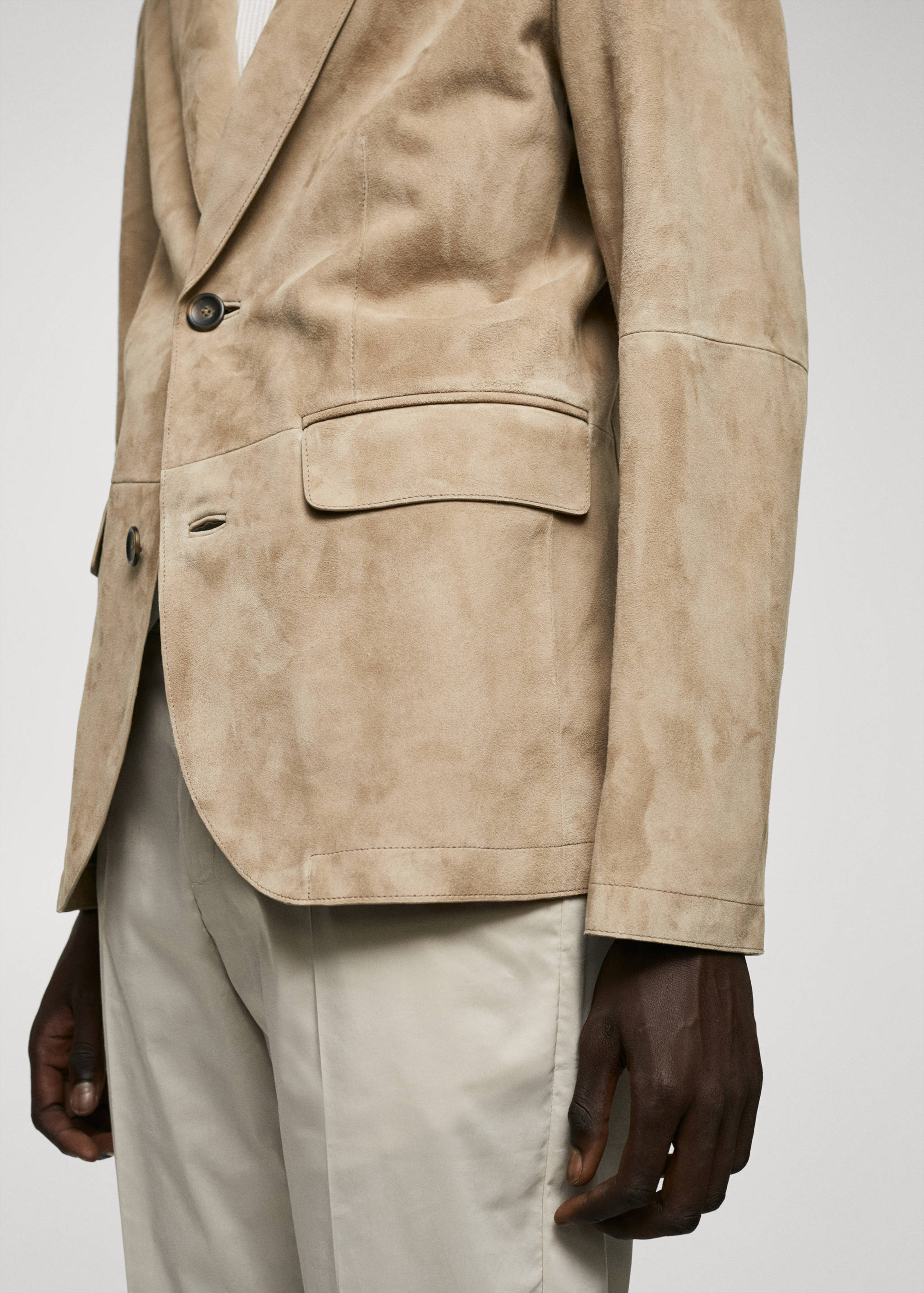 Blazer aus 100 % Wildleder - Detail des Artikels 6