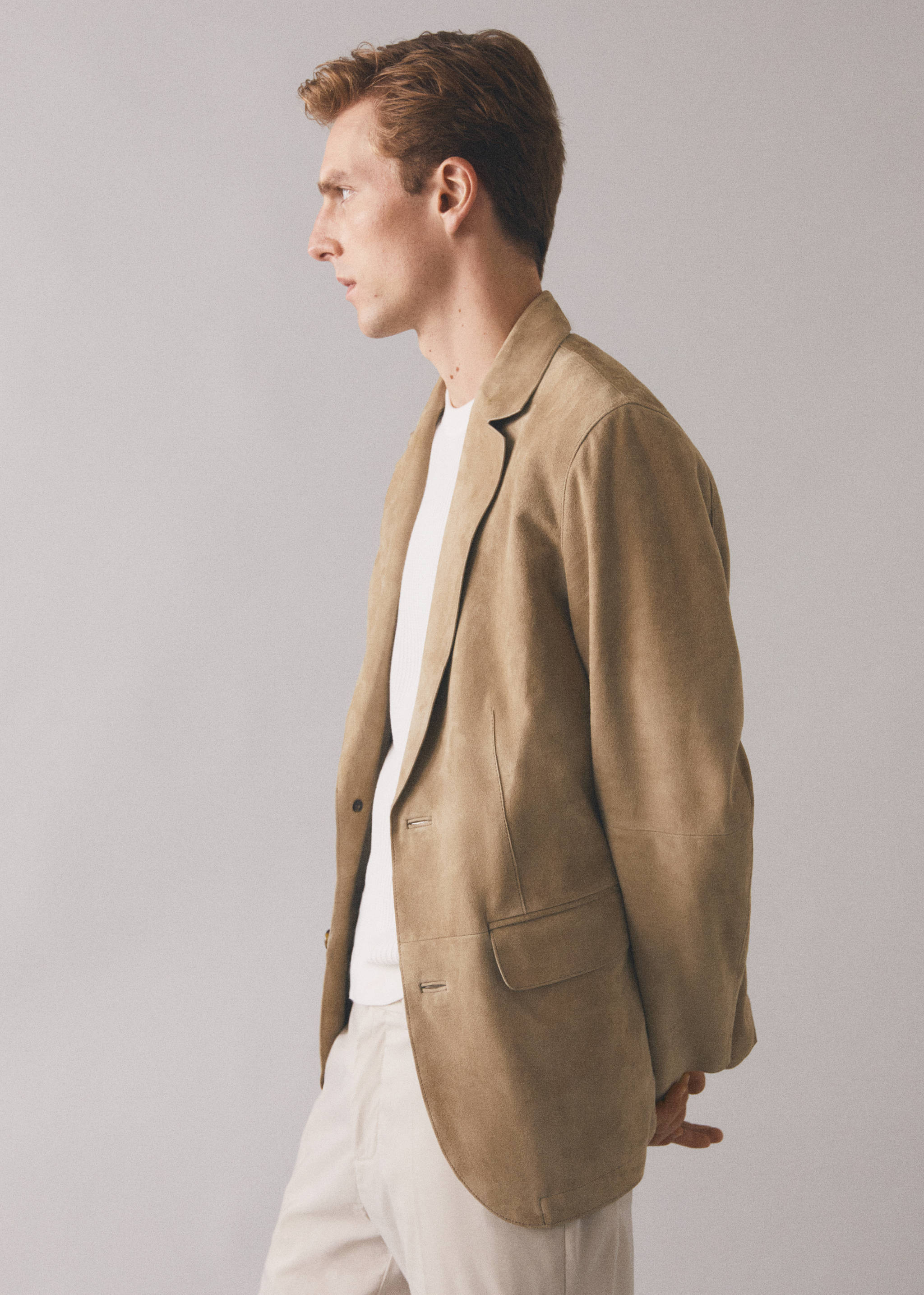 Blazer aus 100 % Wildleder - Detail des Artikels 5