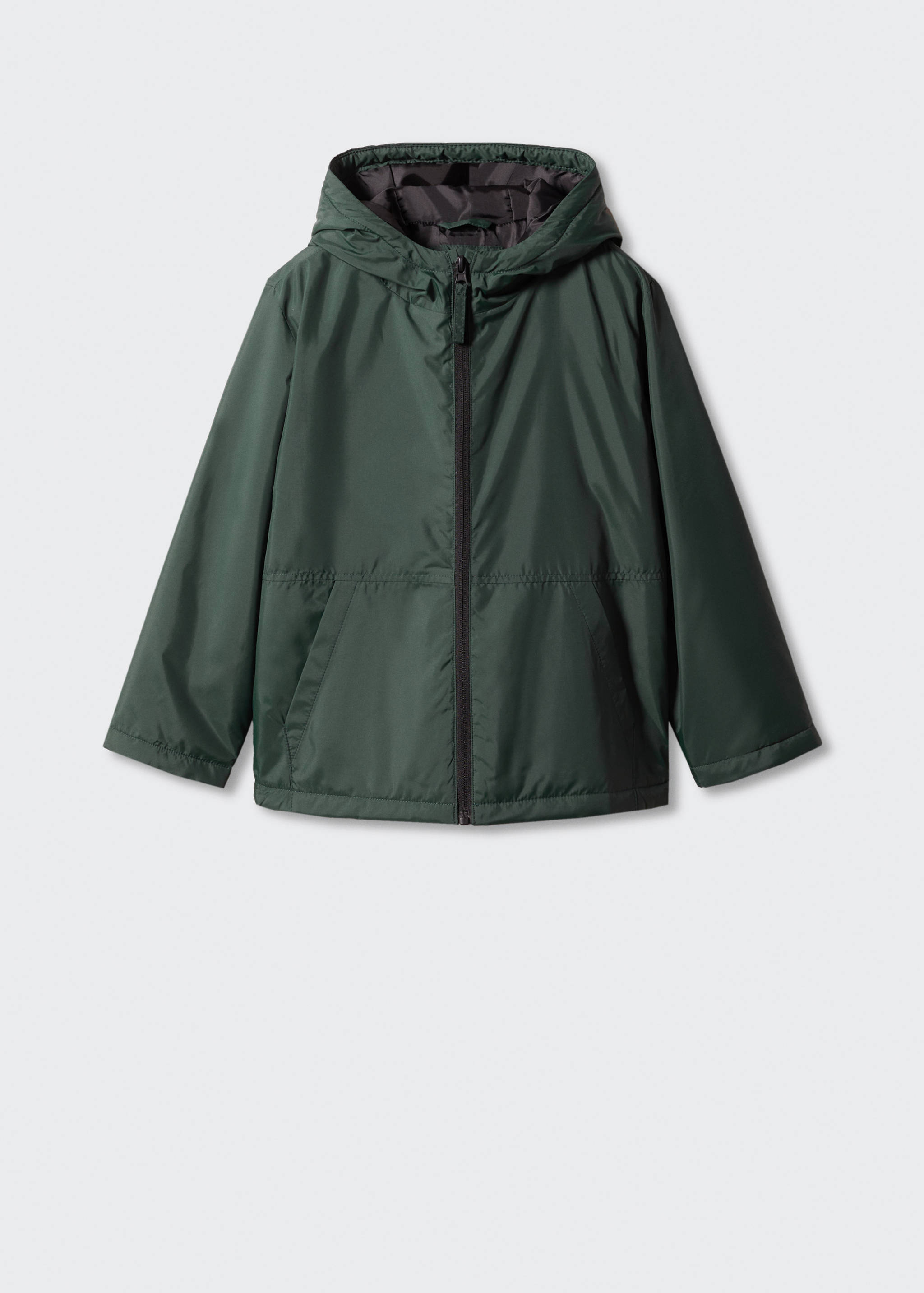 Prošívaný anorak s kapucí - Zboží bez modelu