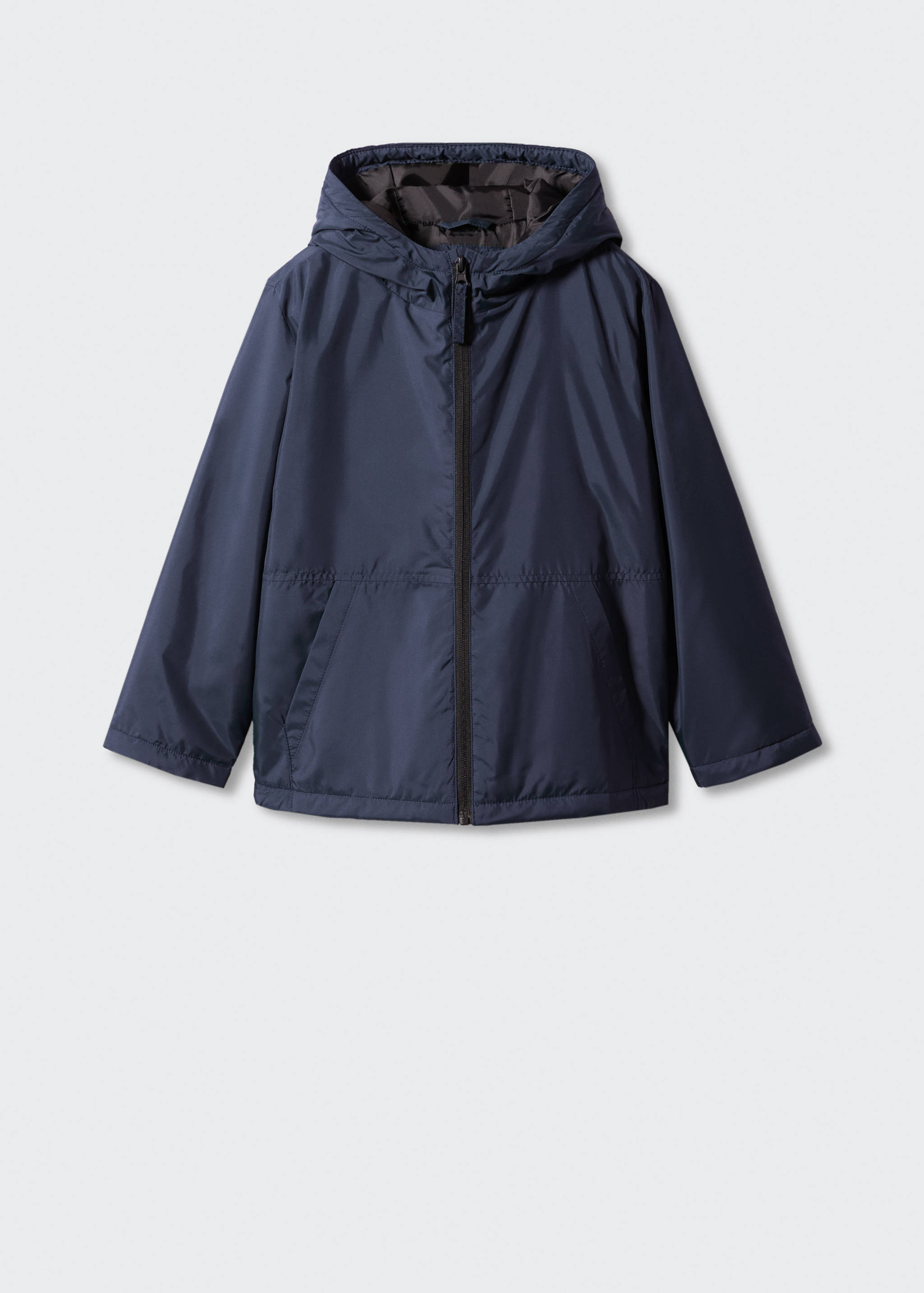 Prošívaný anorak s kapucí - Zboží bez modelu