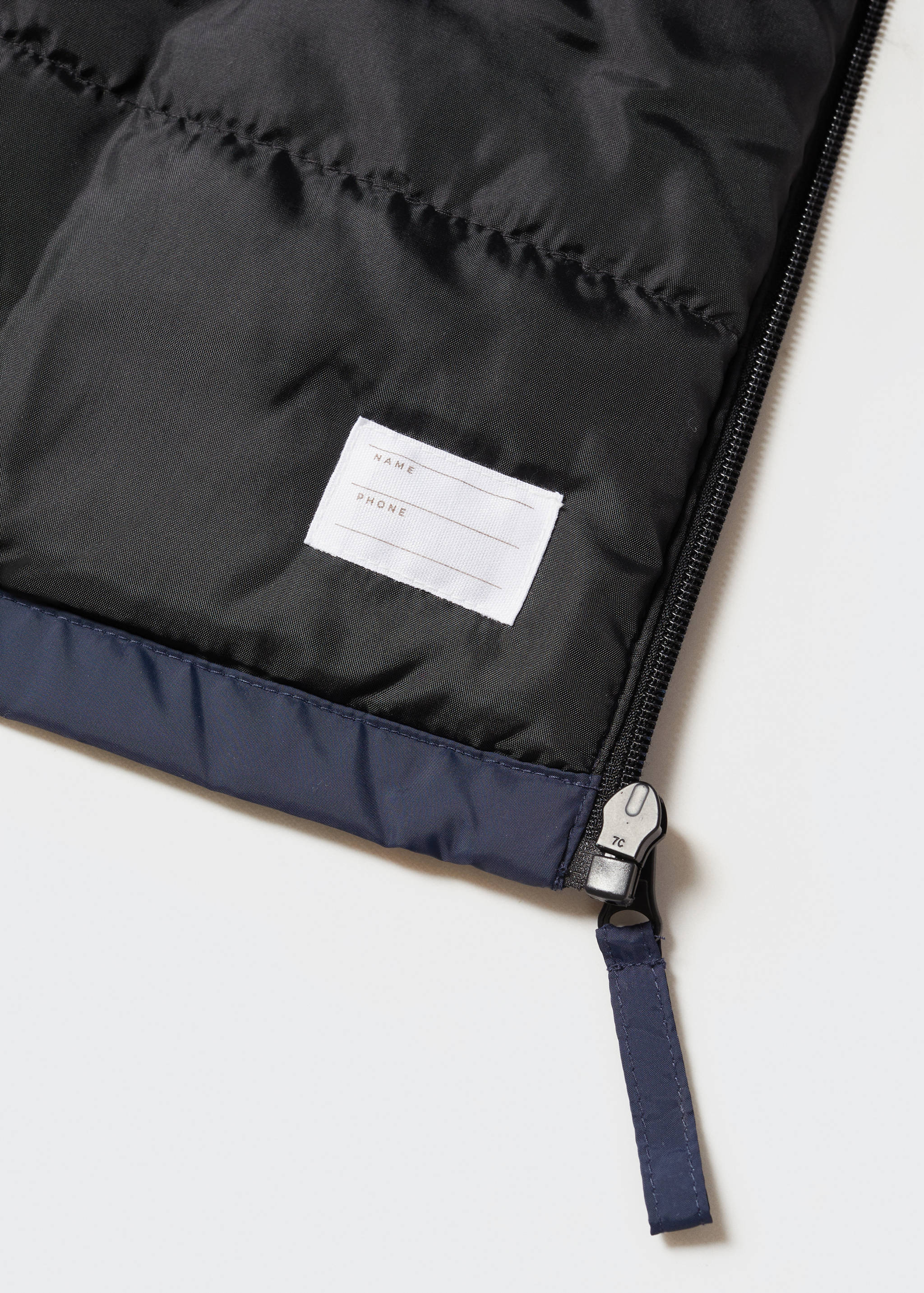 Prošívaný anorak s kapucí - Detail zboží 8