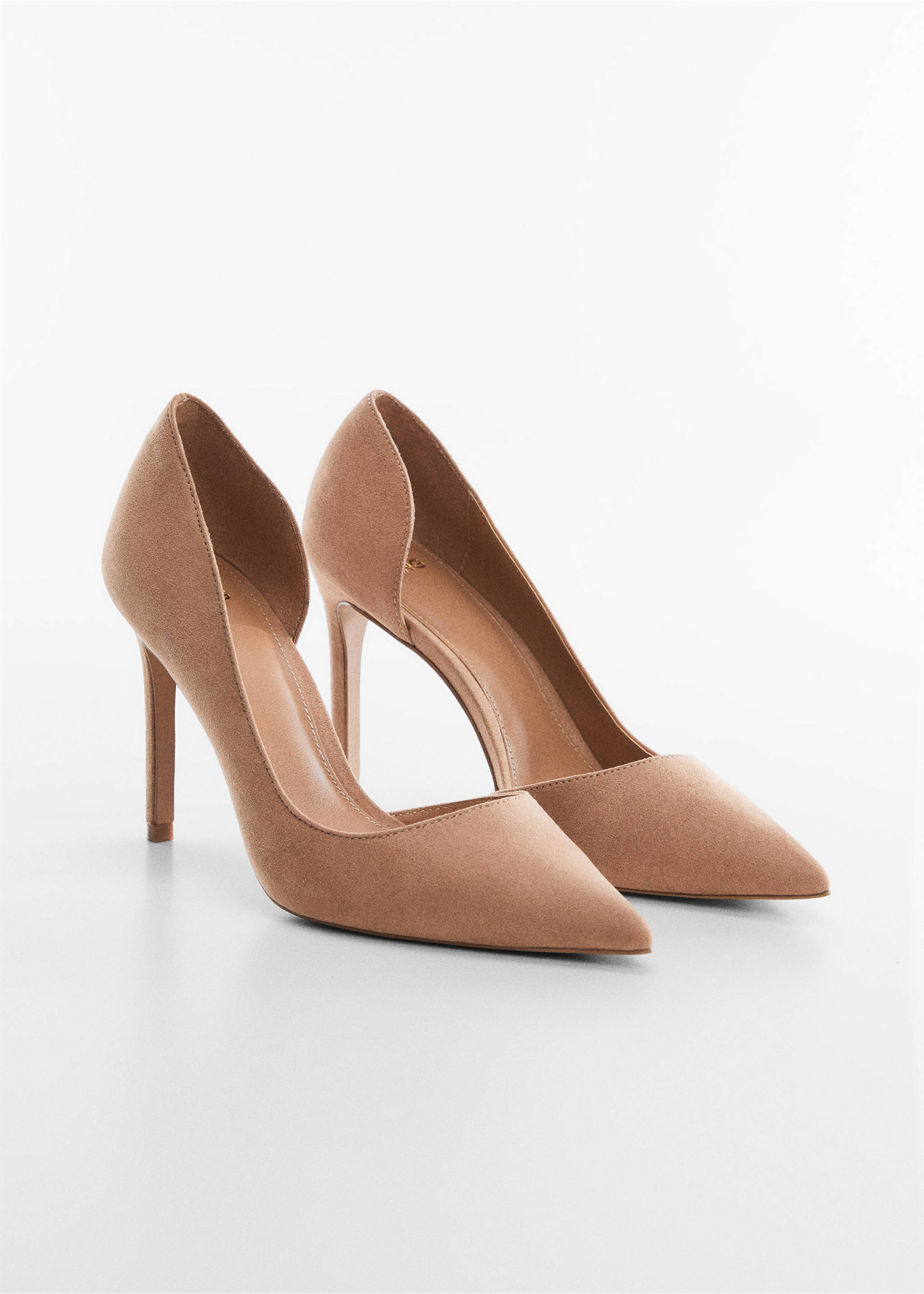 Asymmentrische Pumps - Mittlere Ansicht, Nude. Ref: 57032514-00.
