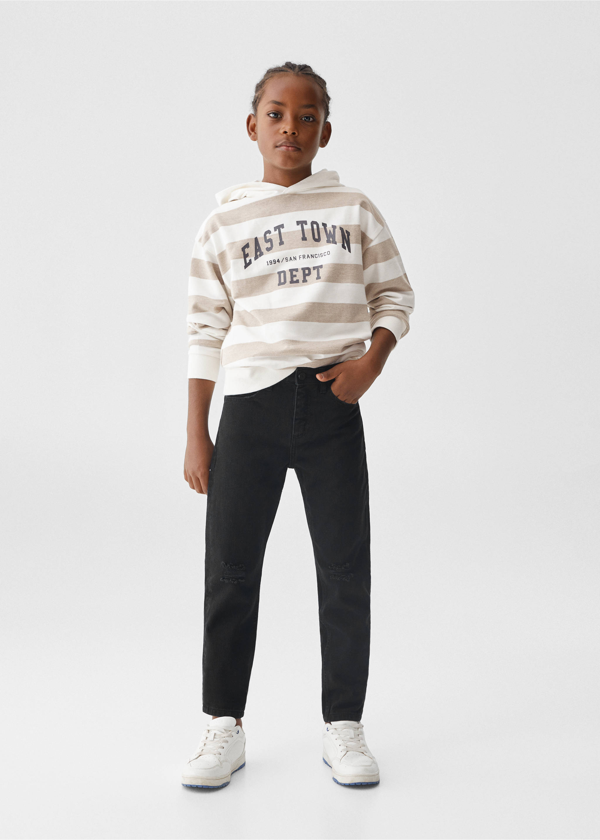 Texans regular fit - Pla general, Black denim. Ref: 57032516-00.