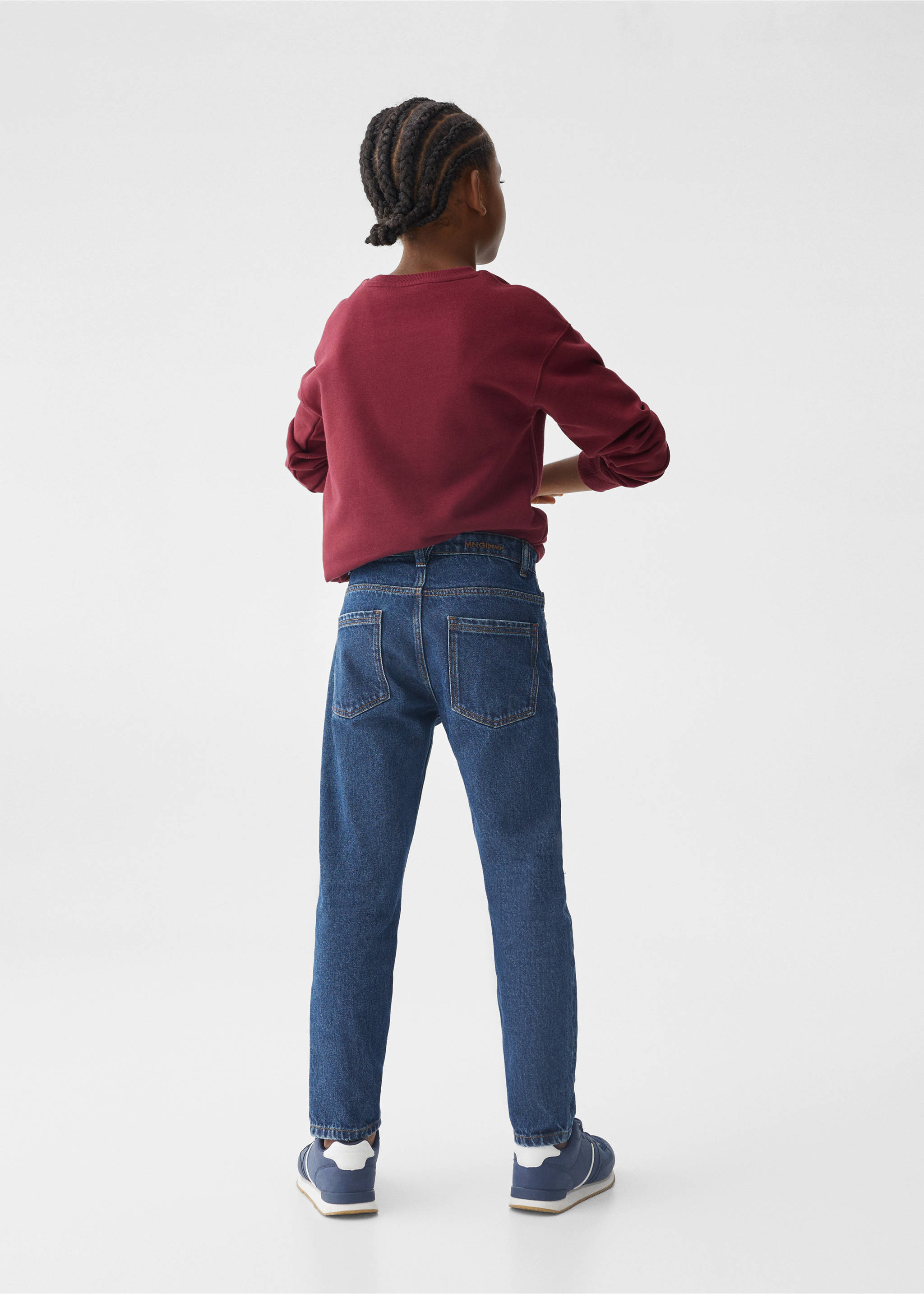 Jeans regular fit - Artikelns baksida, Mörkblå. Ref: 57032516-00.