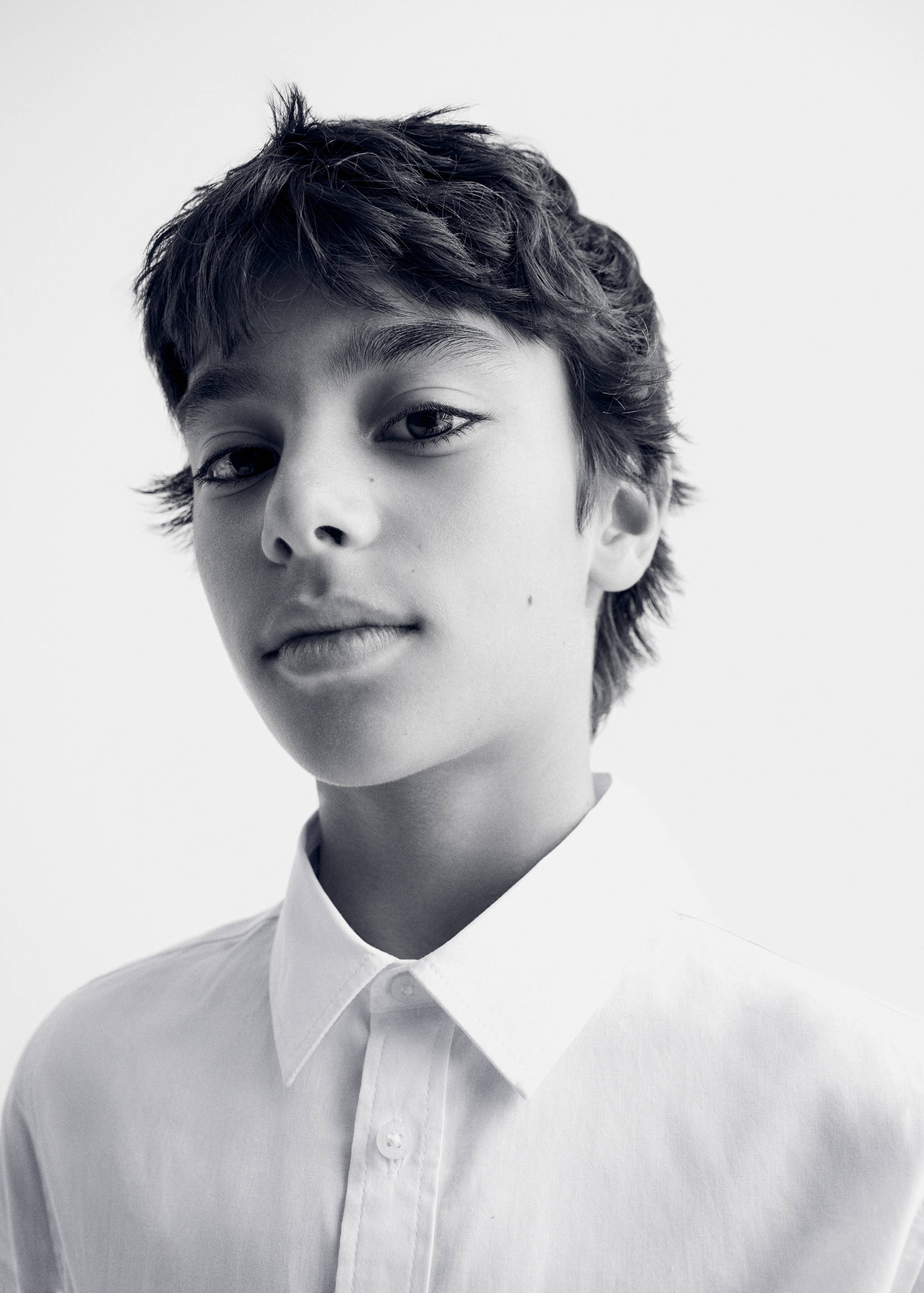 Regular Fit-Anzughemd aus Popeline - Detail des Artikels 1