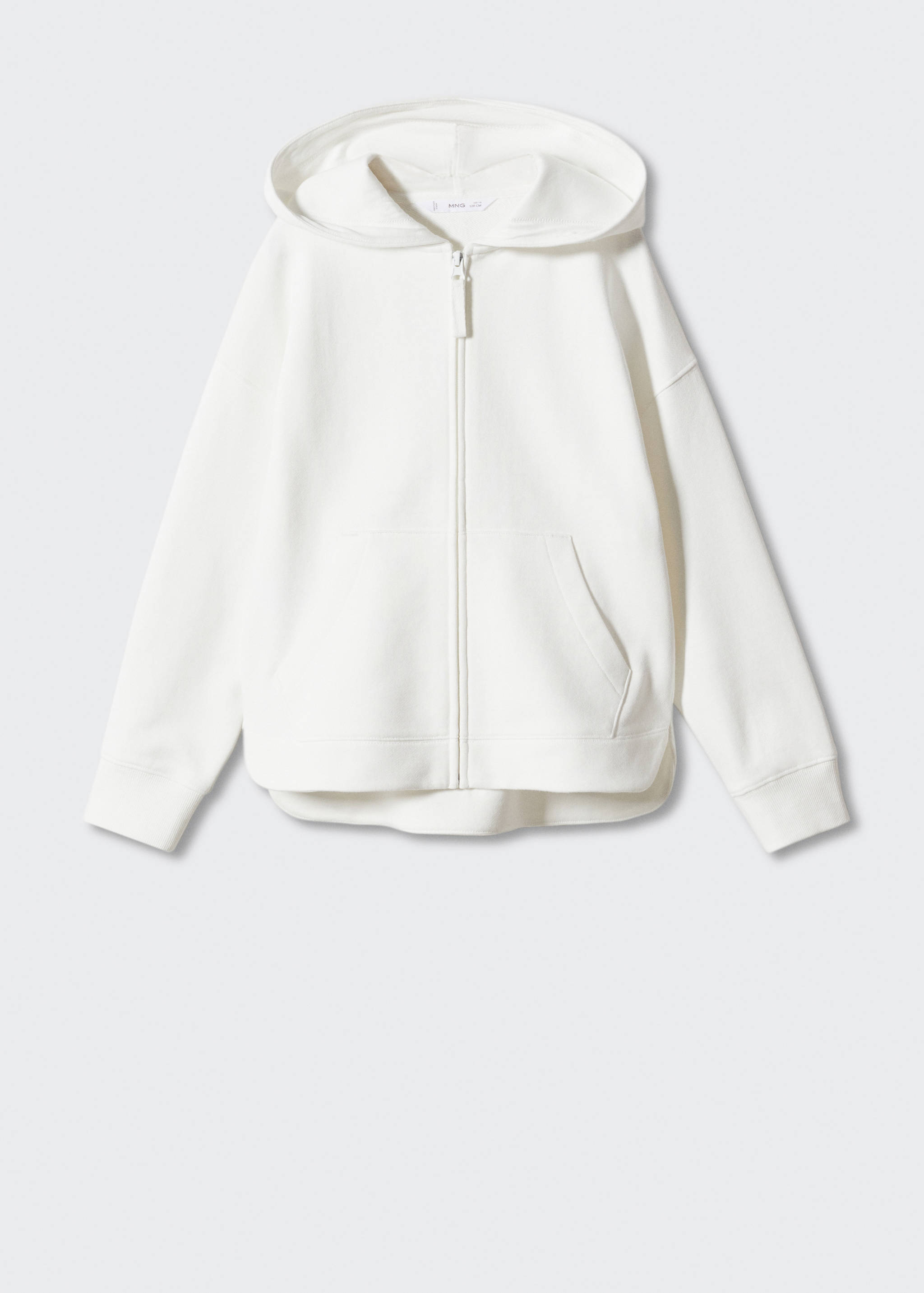 Mikina s kapucí a zipem - Zboží bez modelu