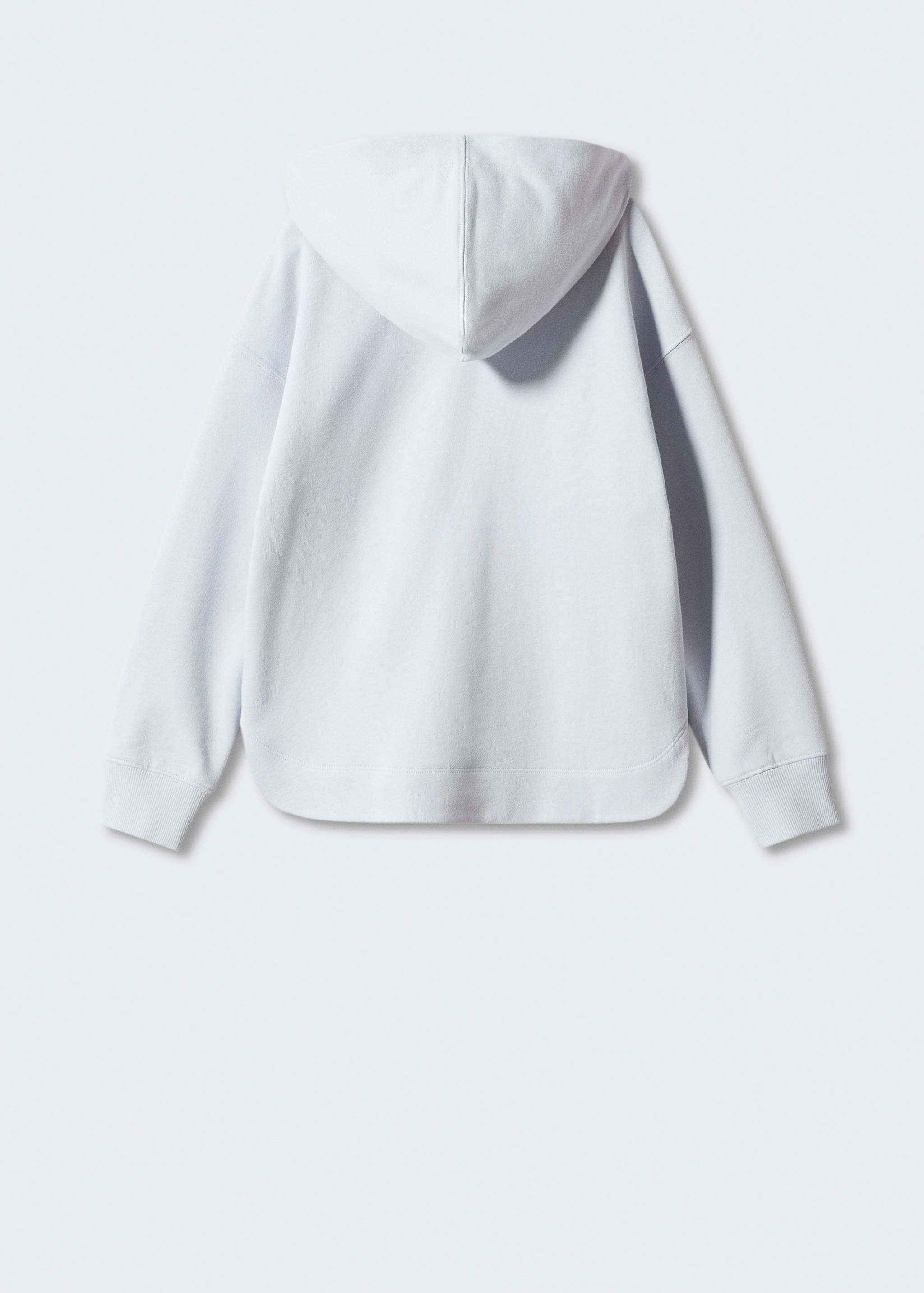 Zipped hoodie - Reverse of the article