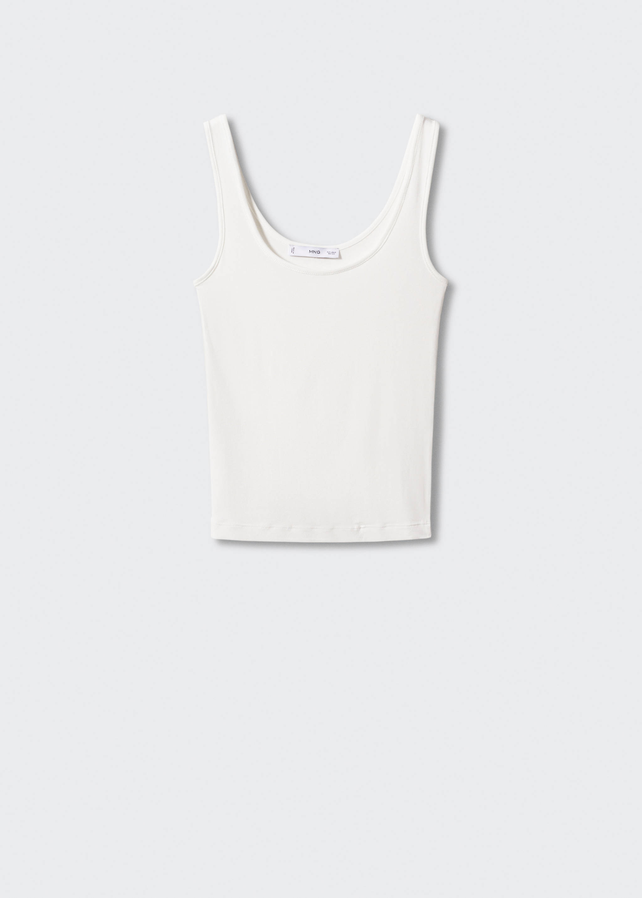 Top tirantes cuello escotado - Artículo sin modelo