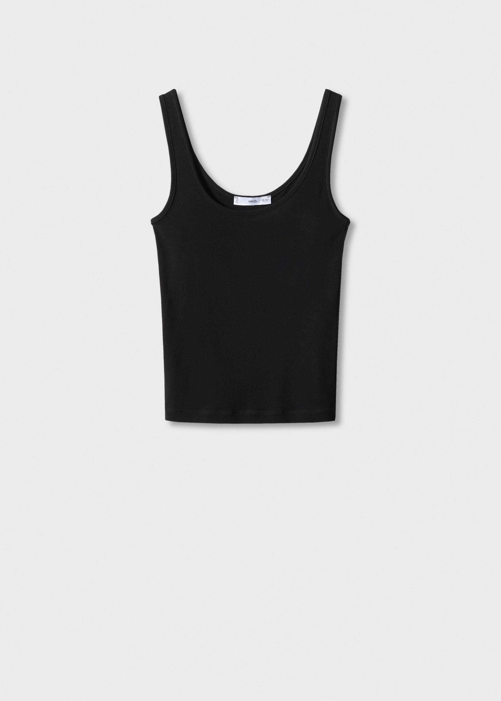 Top tirantes cuello escotado - Artículo sin modelo