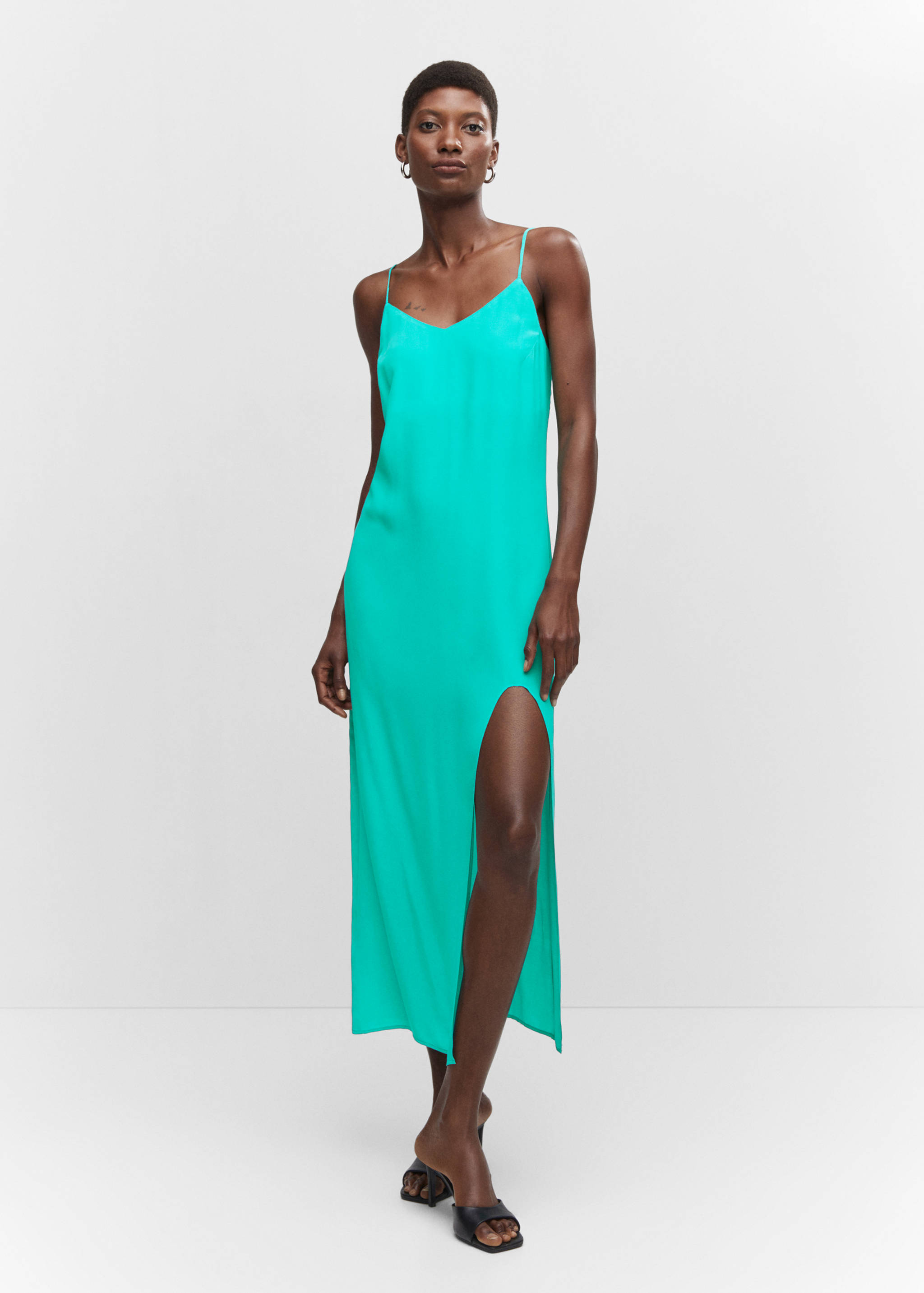 Robe longue fendue - Plan général