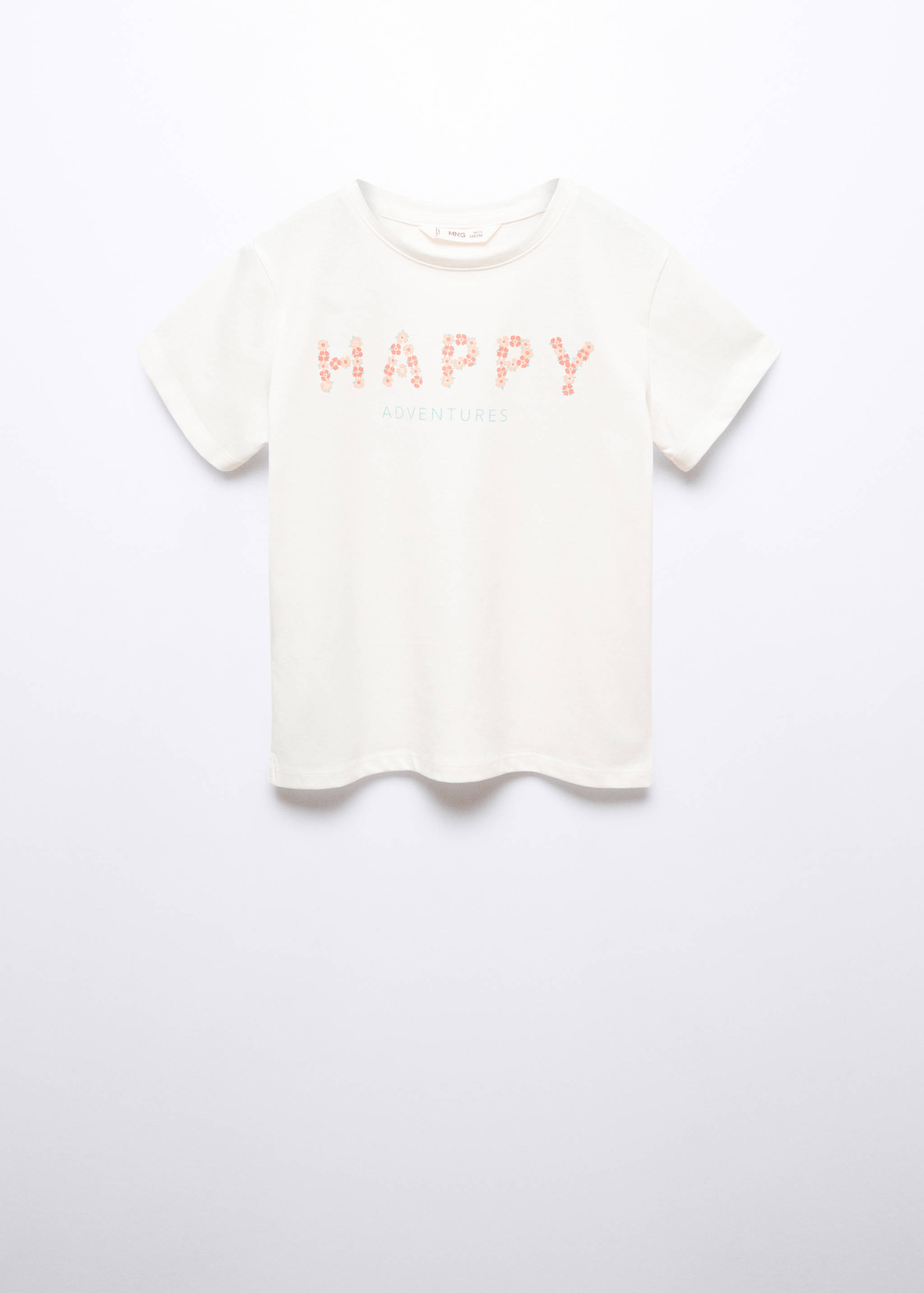 Printed message T-shirt - Article without model