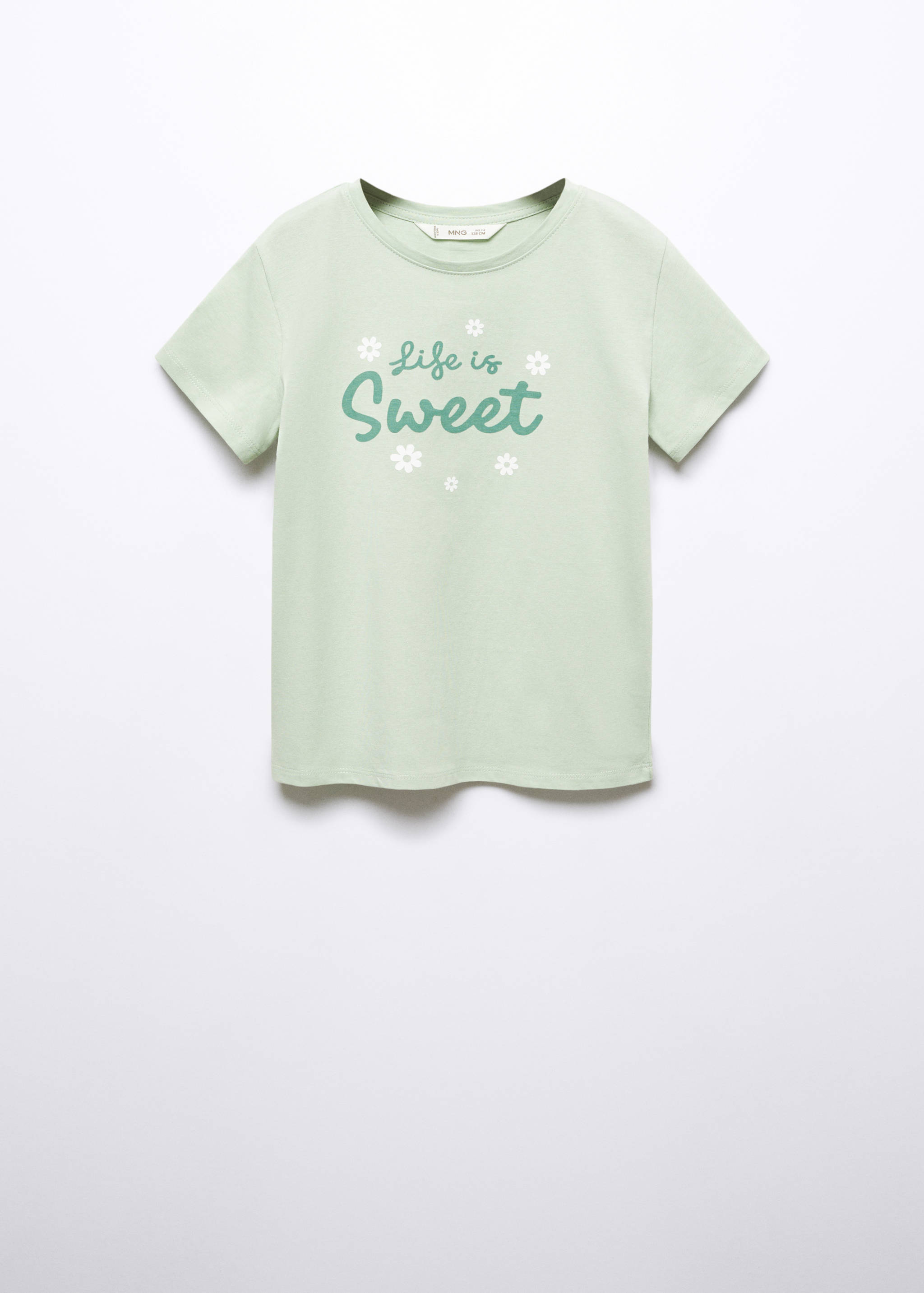 Printed message T-shirt - Article without model