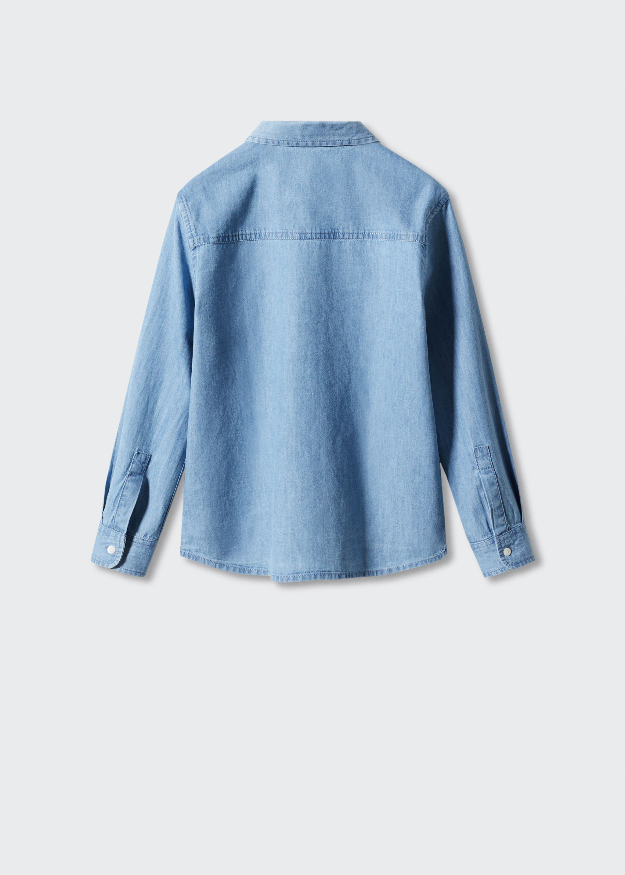 Regular-fit denim shirt - Reverse of the article