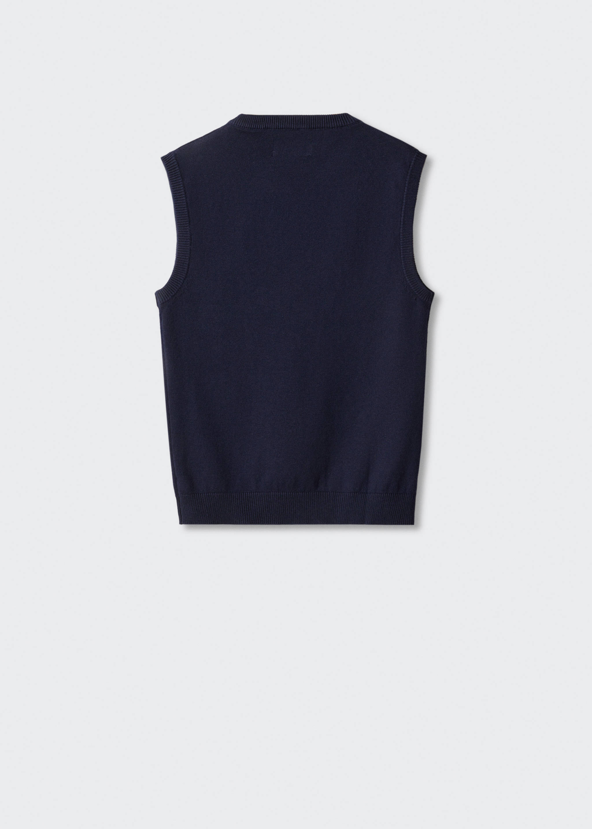 Gilet maille fine - Verso de l’article