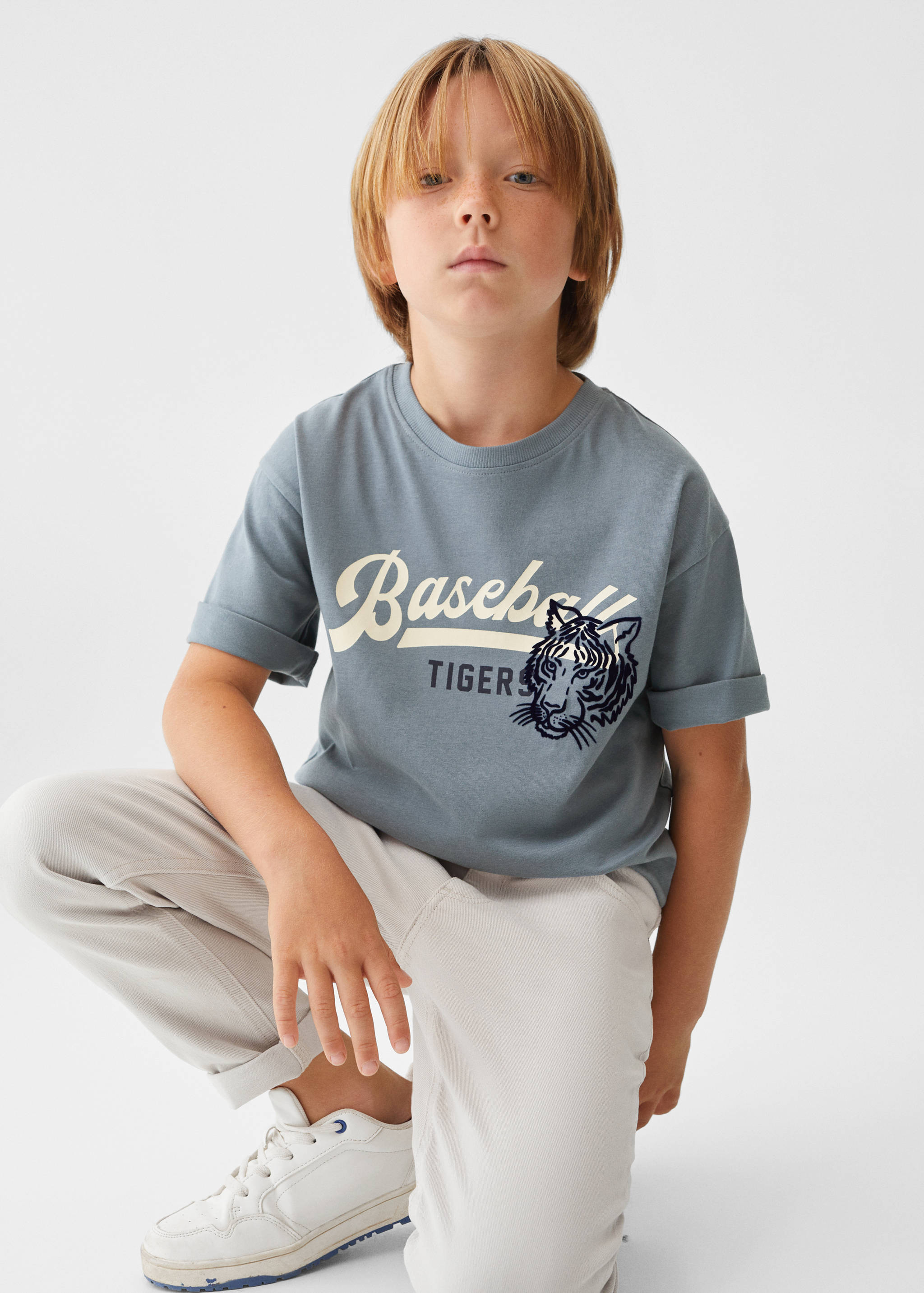 Printed cotton-blend T-shirt - Details of the article 2