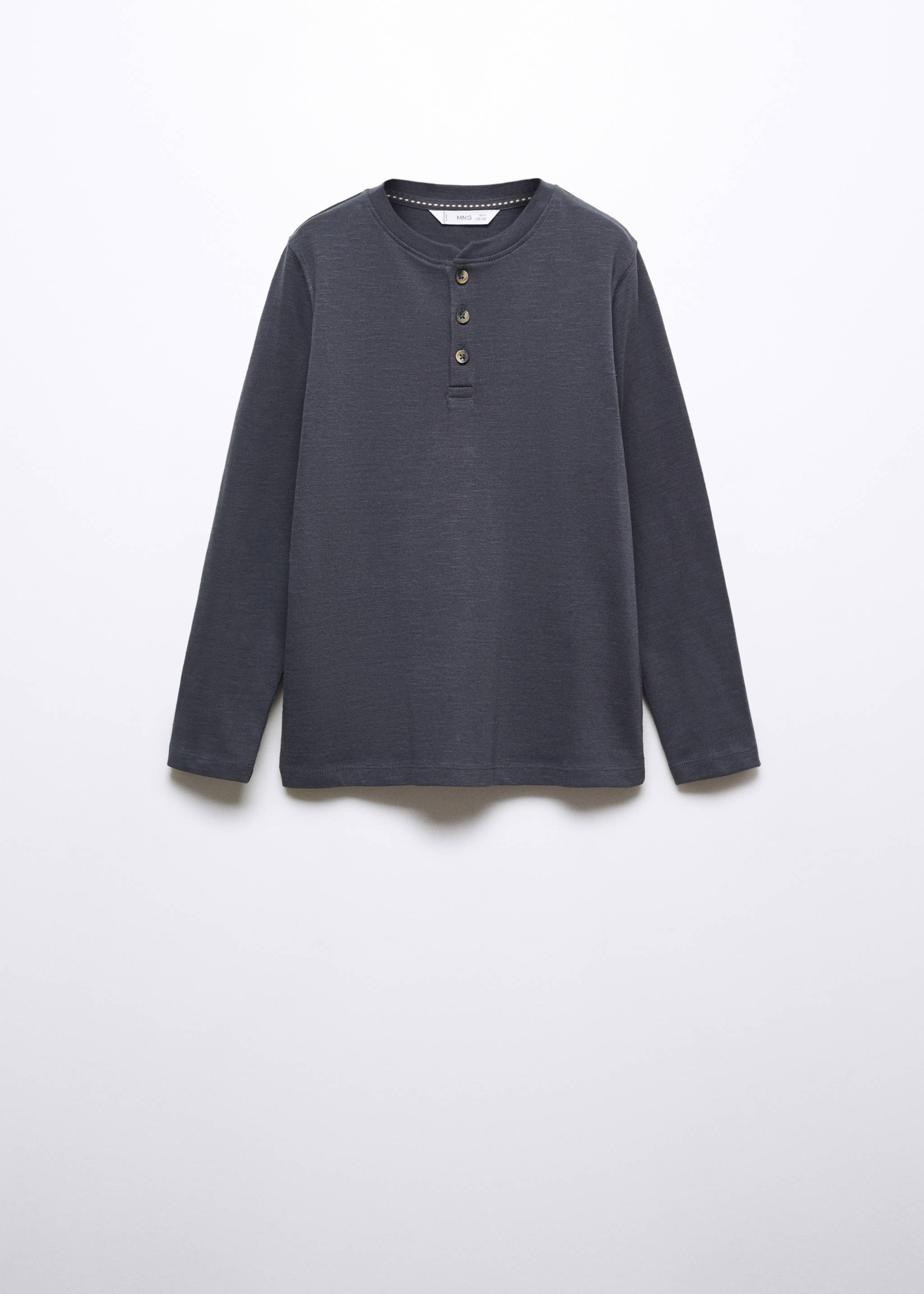 Buttoned long sleeve t-shirt - Article without model